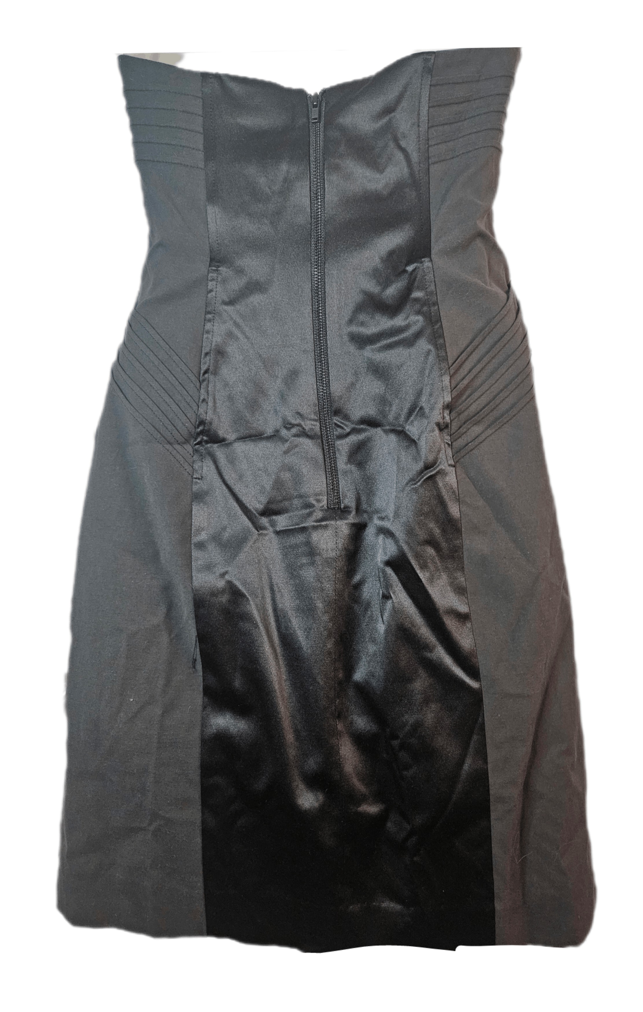 Betsey Johnson Betsey Johnson Gothic Satin Bustier Dress | Size S / US 4 / IT 40 - 6 Thumbnail