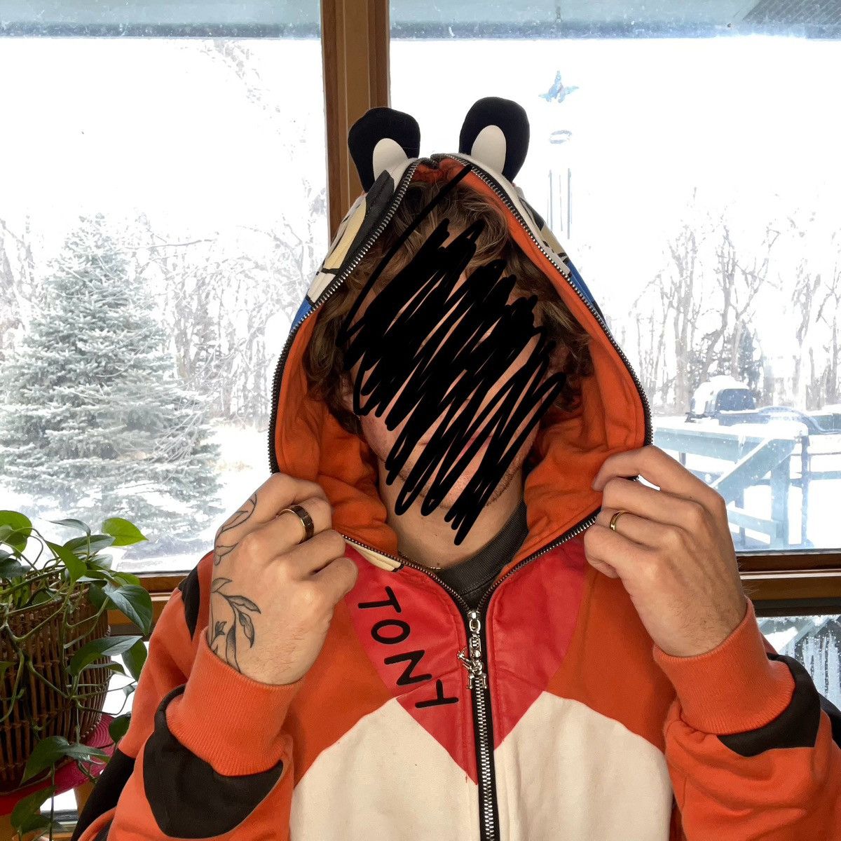 Slumpy Kev Slumpykev Goat Farm Tony The Tiger Full Zip-Up Hoodie Size US XL / EU 56 / 4 - 3 Thumbnail