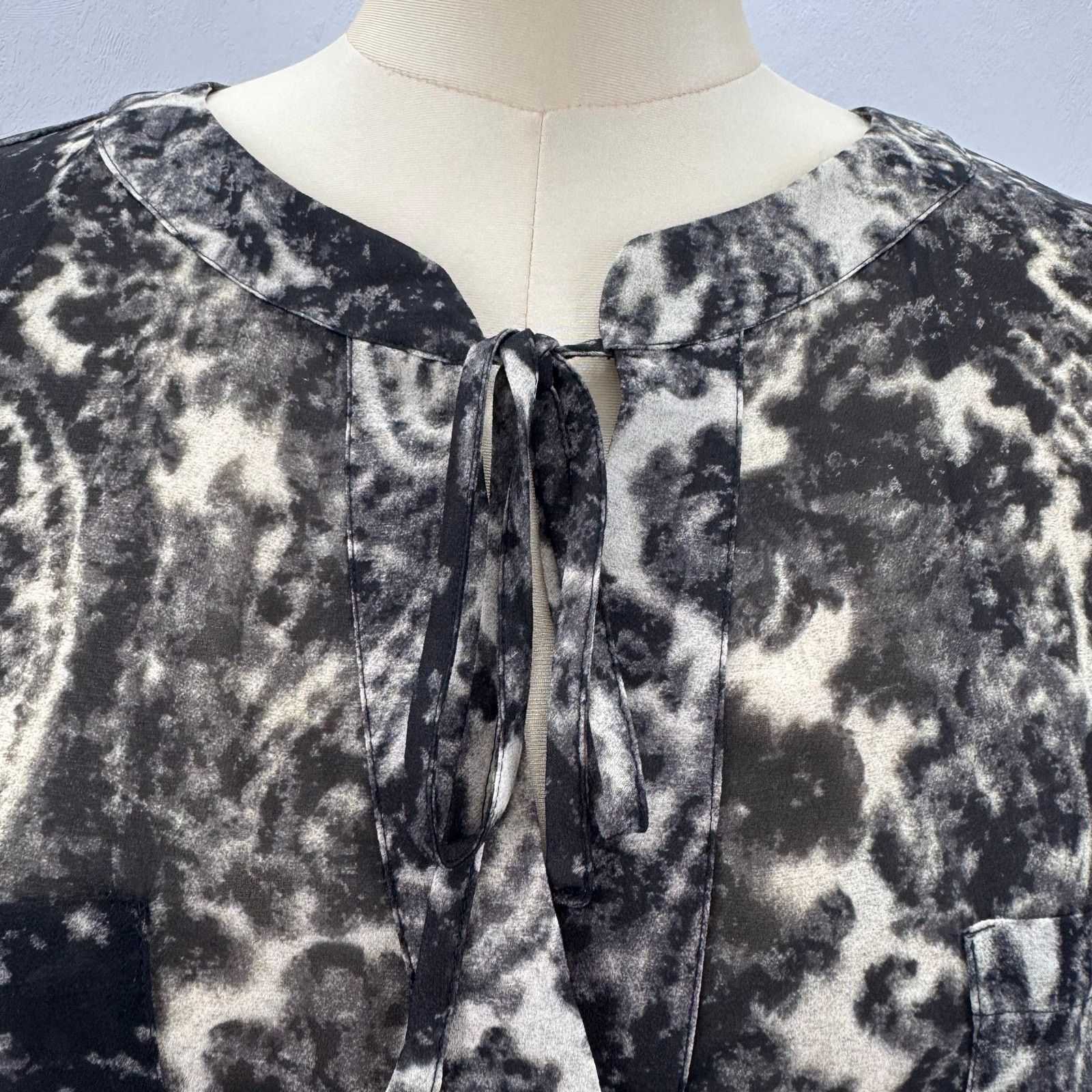 Marina Rinaldi Marina Rinaldi Grey Tunic Top Blouse US 16 Travel Old Money Size XXL / US 16-18 / IT 52-54 - 2 Thumbnail