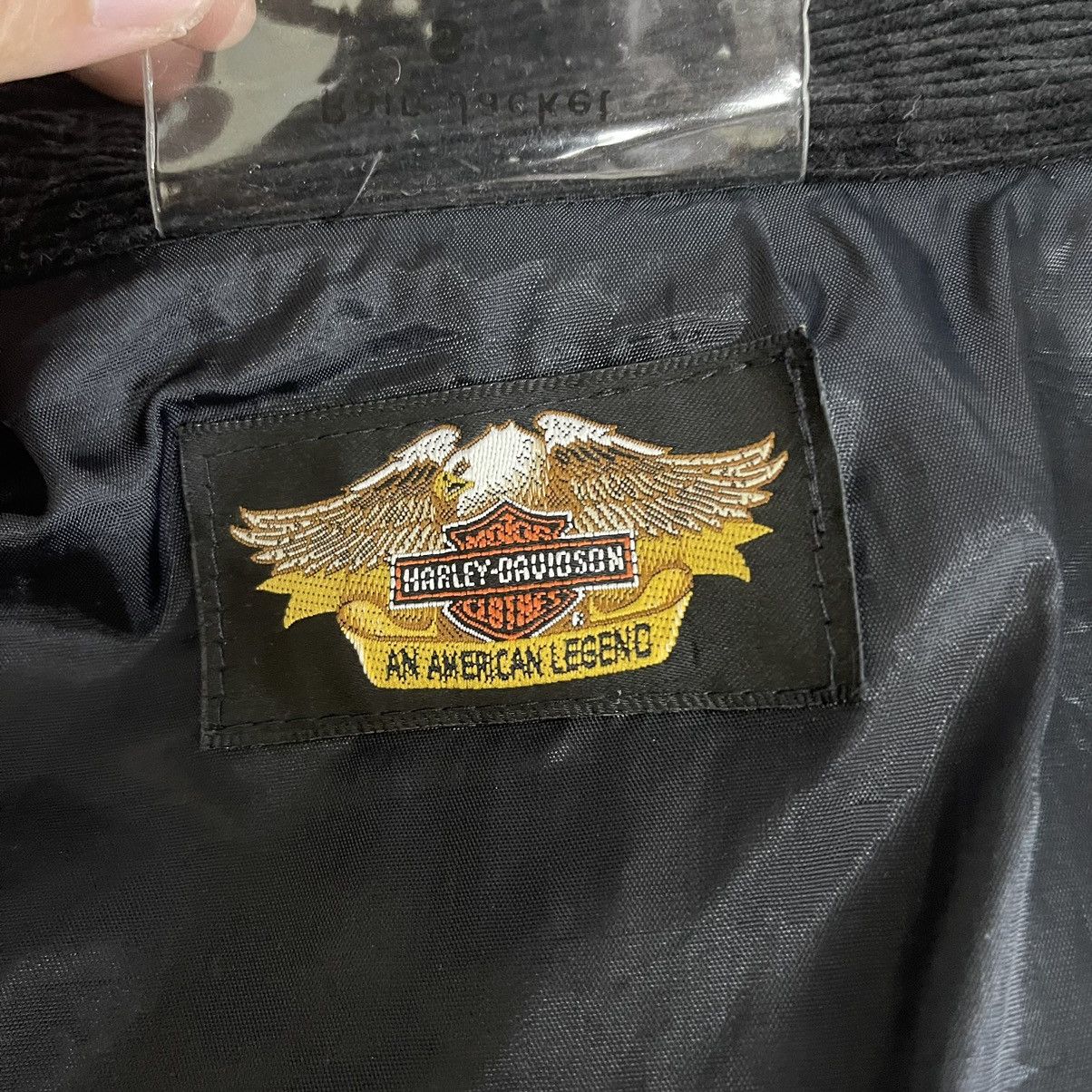 Harley Davidson × Vintage Vintage 90s Harley Davidson Windbreaker Zipper Jacket Size US XL / EU 56 / 4 - 13 Thumbnail