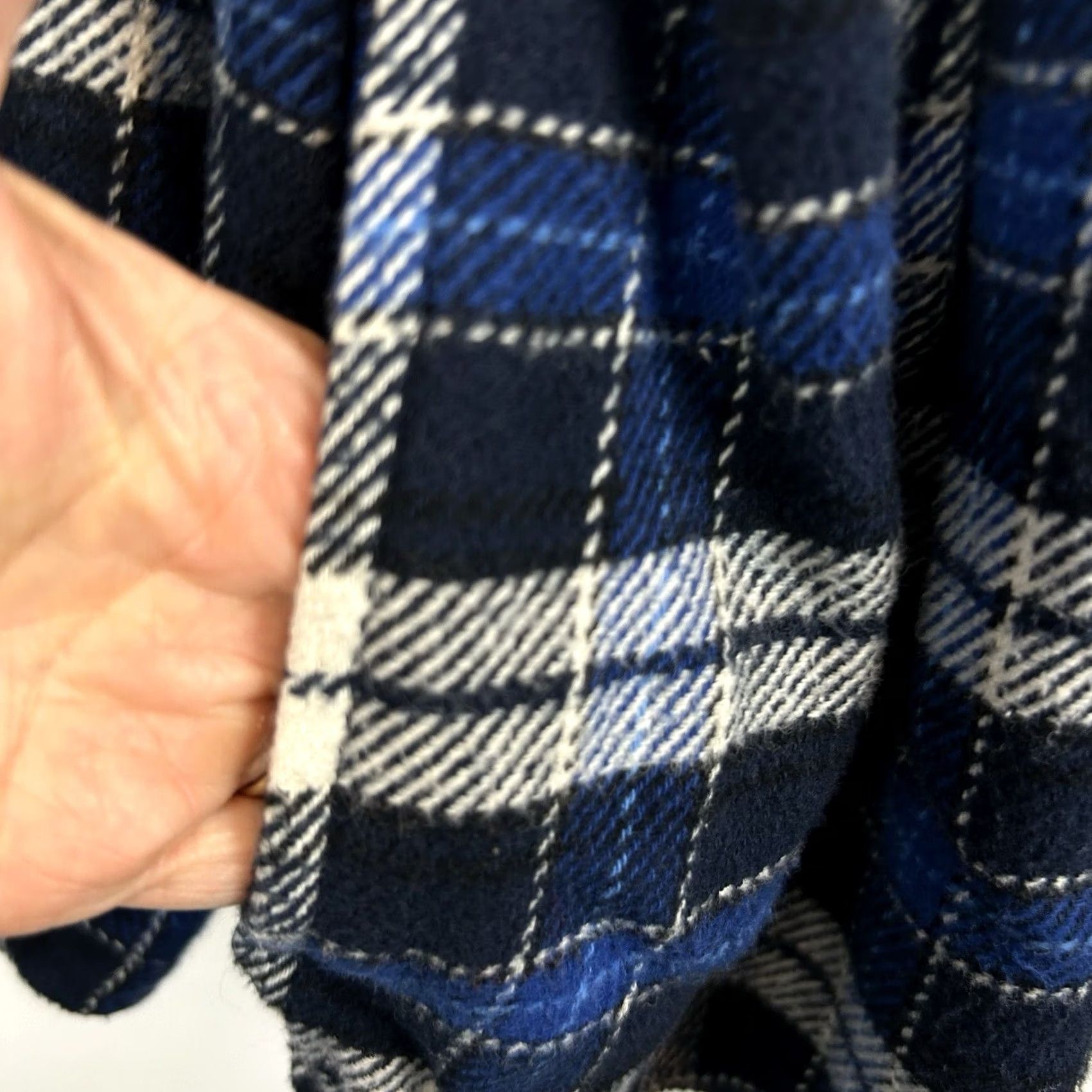 Orvis Orvis Flannel Shirt Mens 2XL Blue Plaid Button Shacket Workwear Outdoor Size US XXL / EU 58 / 5 - 7 Thumbnail