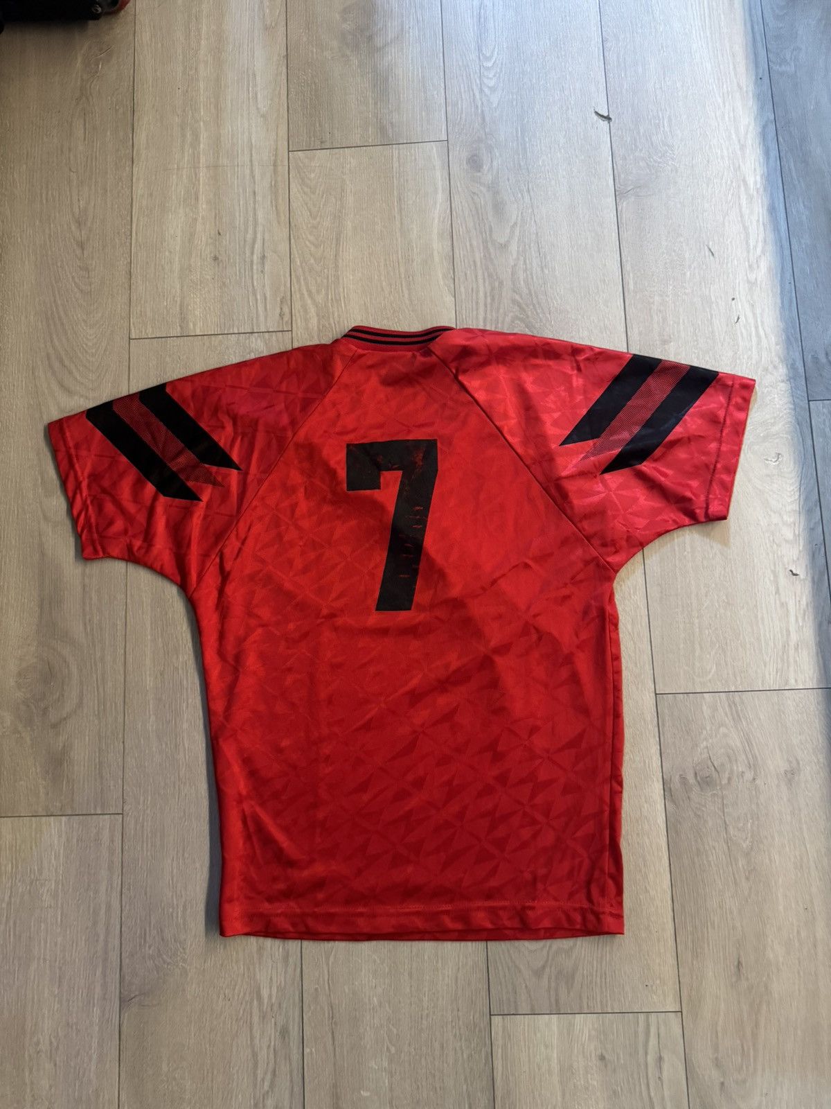 Vintage 90s Vintage Red Soccer Jersey Size US S / EU 44-46 / 1 - 2 Thumbnail