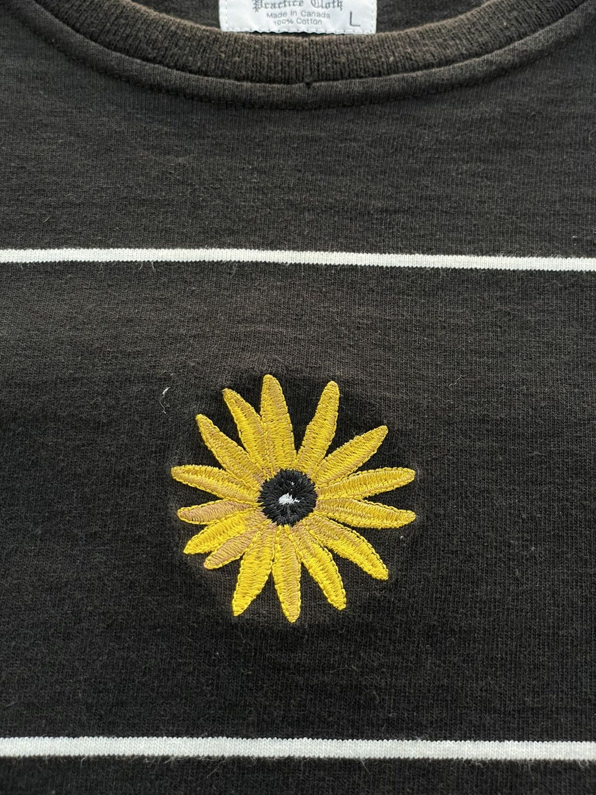 Noah Noah NYC Black Stripe Flower Long Sleeve Size US L / EU 52-54 / 3 - 5 Thumbnail