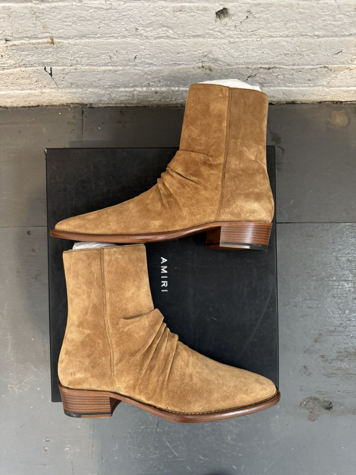 Amiri Amiri Stack Boot Tan Size US 8.5 / EU 41-42 - 2 Thumbnail