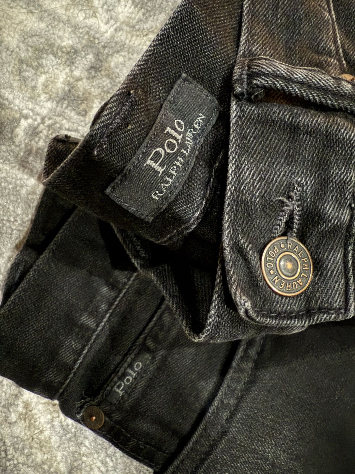 Polo Ralph Lauren Polo Ralph Lauren Eldridge Skinny Dark Grey Black 30/30 Size US 30 / EU 46 - 2 Thumbnail