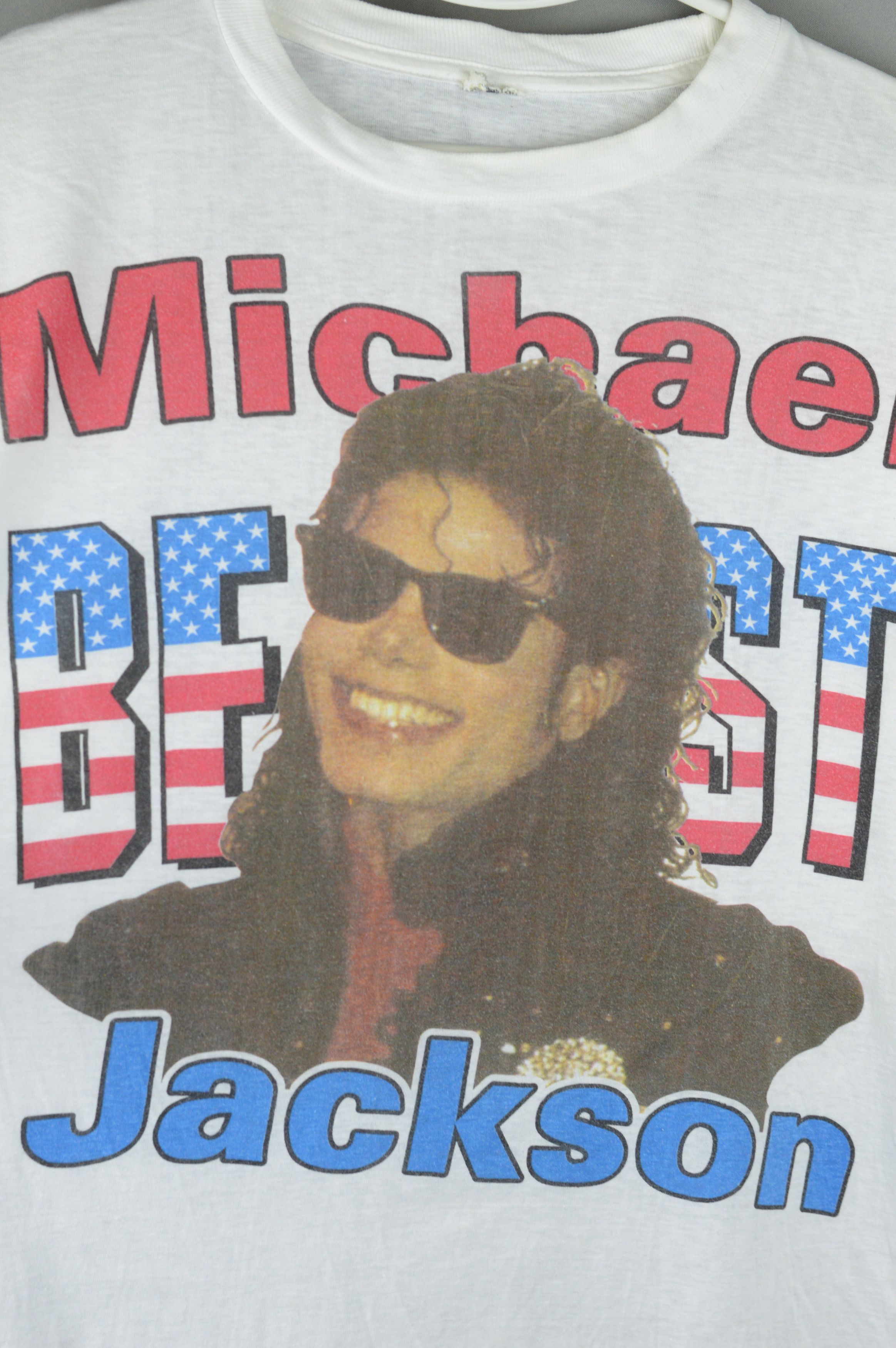 Vintage Vintage Michael Jackson Best 90s t shirt Size US L / EU 52-54 / 3 - 2 Thumbnail