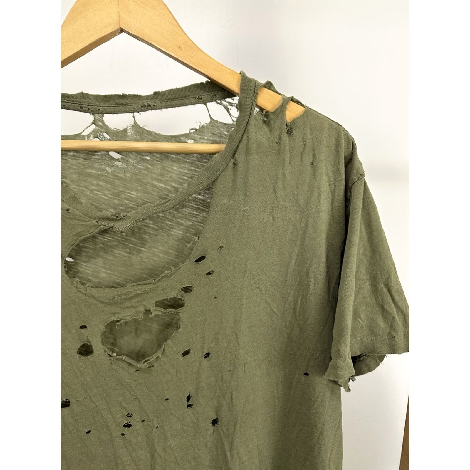 Gap VTG Gap T-Shirt Mens M Green Distressed WIP Workwear Grunge Short Sleeve Size US M / EU 48-50 / 2 - 6 Thumbnail