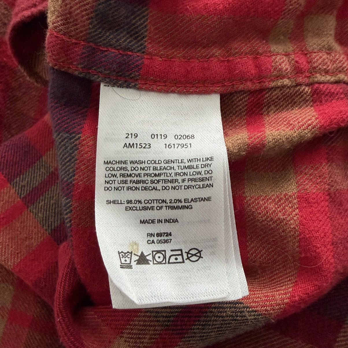 Columbia Columbia Men’s XL Plaid Flannel Shirt Red Long Sleeve Button Size US XL / EU 56 / 4 - 7 Thumbnail