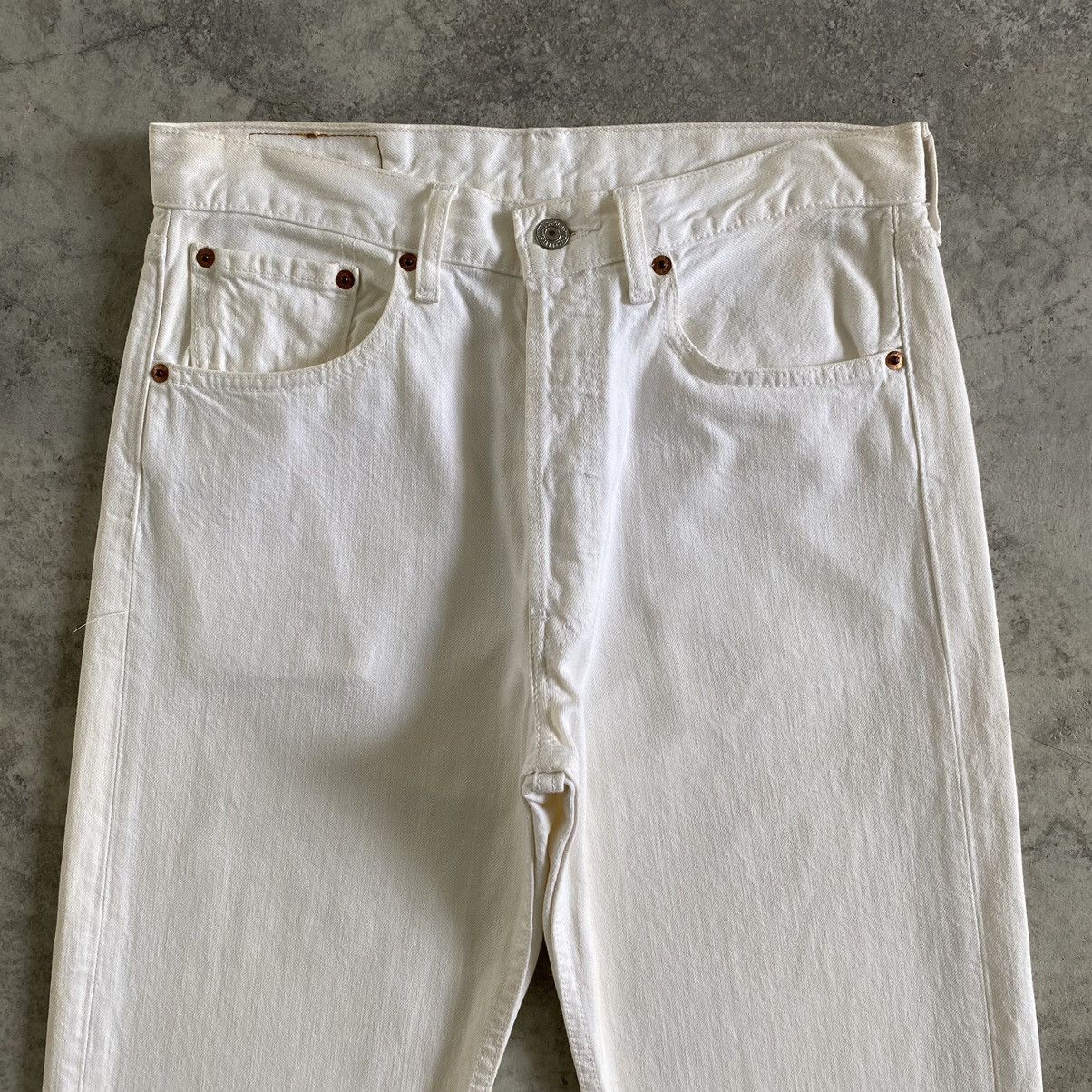 Levi's Size 30x34 Vintage 2004 Levi’s 501 Off White Denim Jeans Size US 30 / EU 46 - 6 Thumbnail