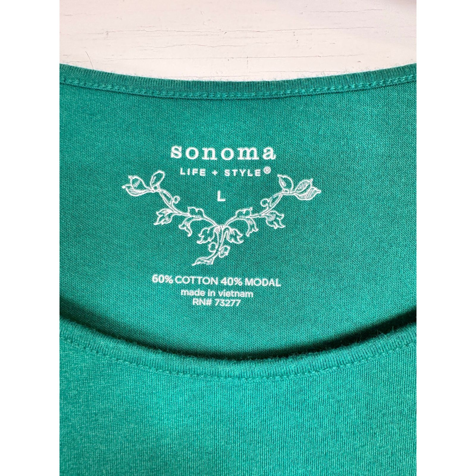 Sonoma Sonoma Short Sleeve Shirt Women's Size Large Size L / US 10 / IT 46 - 3 Thumbnail
