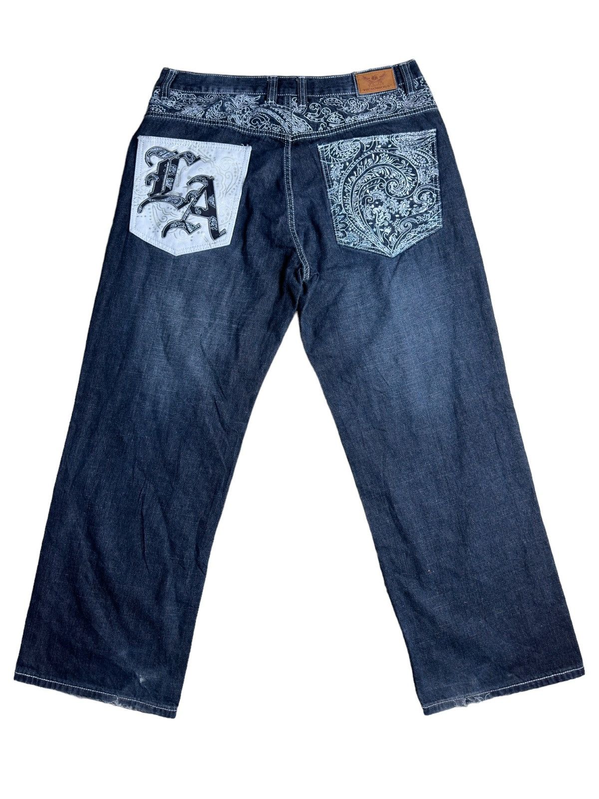 パンツ SWAGGER back embroidery denim denim embroidery back パンツ SWAGGER