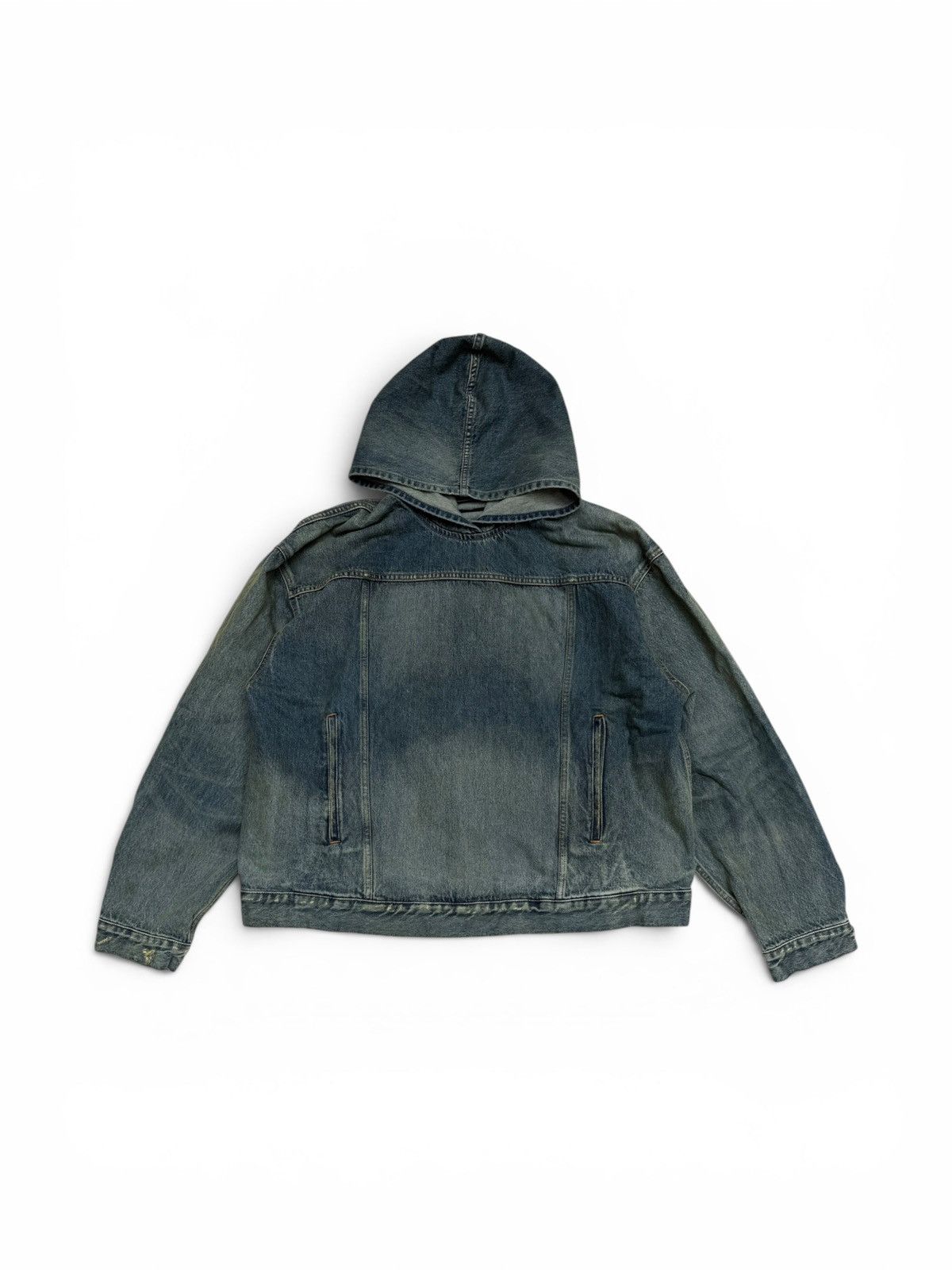 Balenciaga Balenciaga Denim Hoodie Size US M / EU 48-50 / 2 - 1 Thumbnail