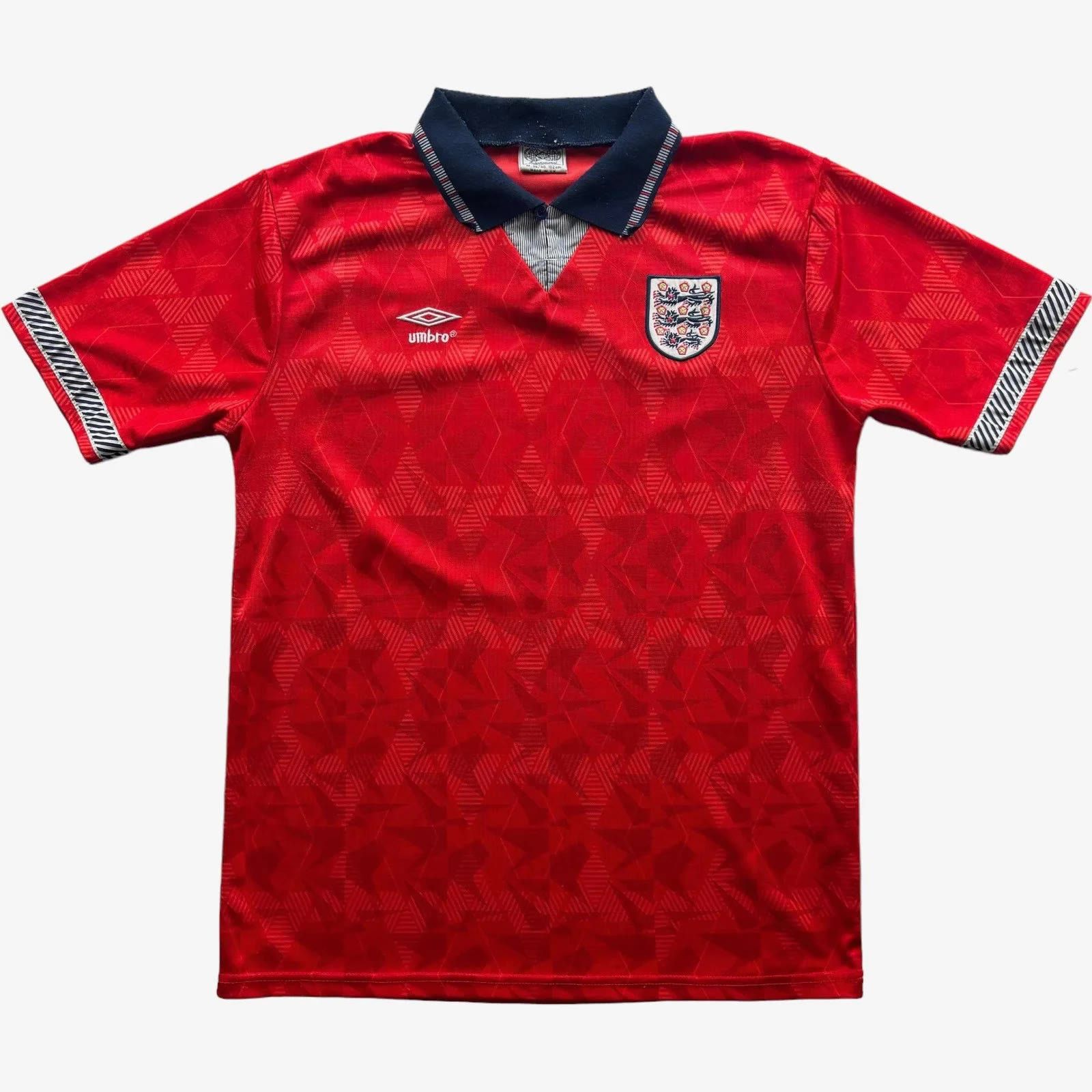 Umbro England 1990-92 Umbro away football jersey size M Size US M / EU 48-50 / 2 - 1 Thumbnail