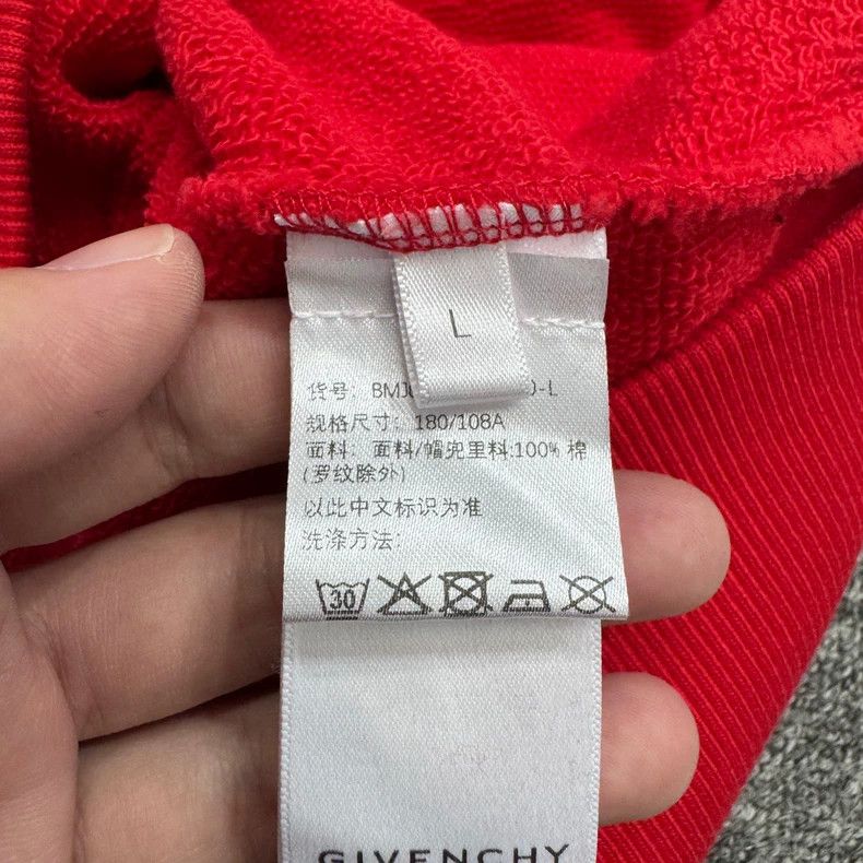 Givenchy Givenchy Tiger Head Letter Printed Hooded Sweatshirt Size US L / EU 52-54 / 3 - 3 Thumbnail