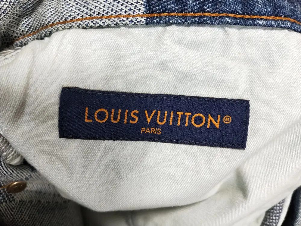 Louis Vuitton Damier Print Skate Denim Jeans Size US 38 / EU 54 - 6 Thumbnail