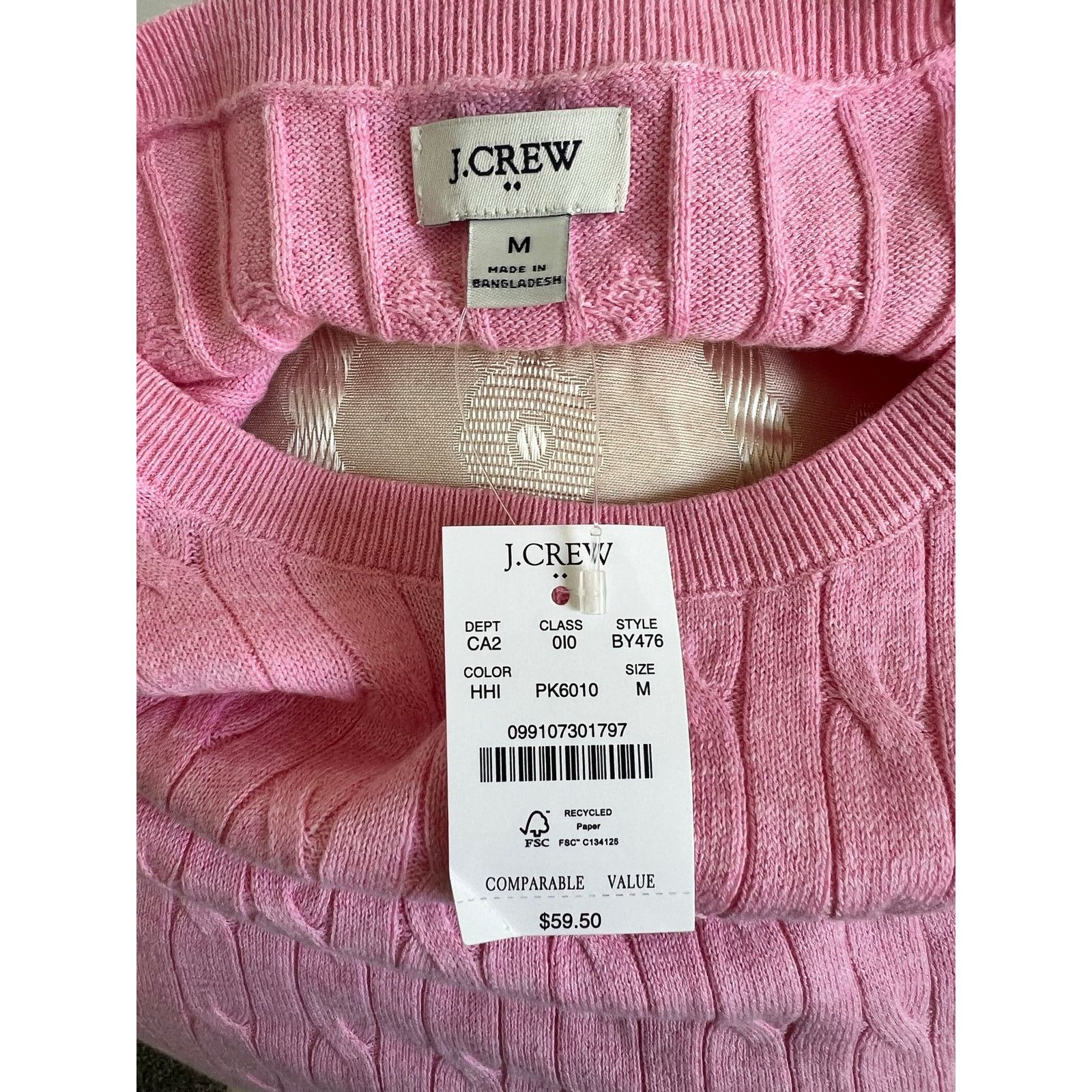 J.Crew J Crew Sleeveless Pullover Cable Knit Sweater NWT Medium Size M / US 6-8 / IT 42-44 - 5 Thumbnail