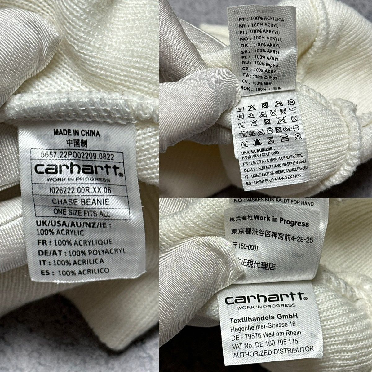 Carhartt Wip Carhartt WIP Chase Beanie Hat Size ONE SIZE - 11 Thumbnail