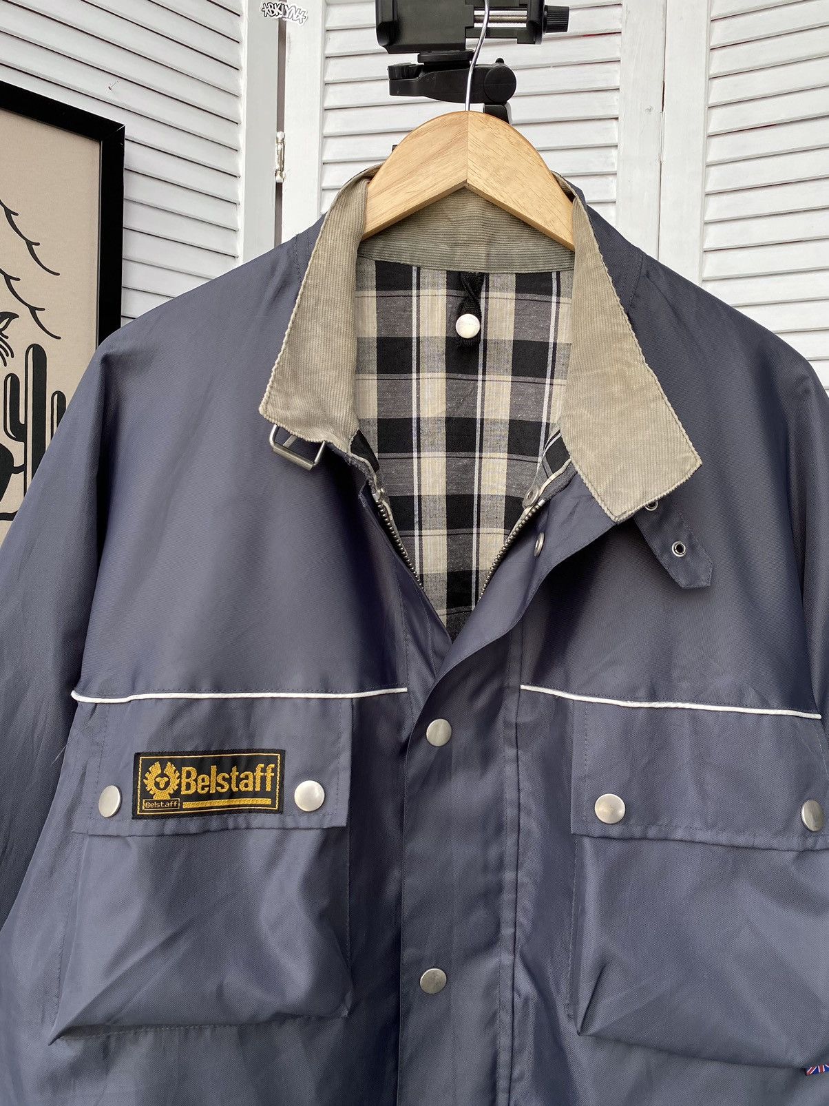 Belstaff × Vintage Vintage Belstaff Trialmaster Moto Multi Pocket Nylon Jacket Size US XL / EU 56 / 4 - 5 Thumbnail