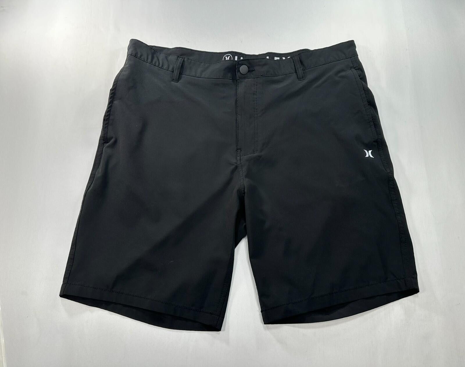 Hurley Hurley Flat Front Chino Shorts Black Mens 38 Size US 38 / EU 54 - 1 Thumbnail