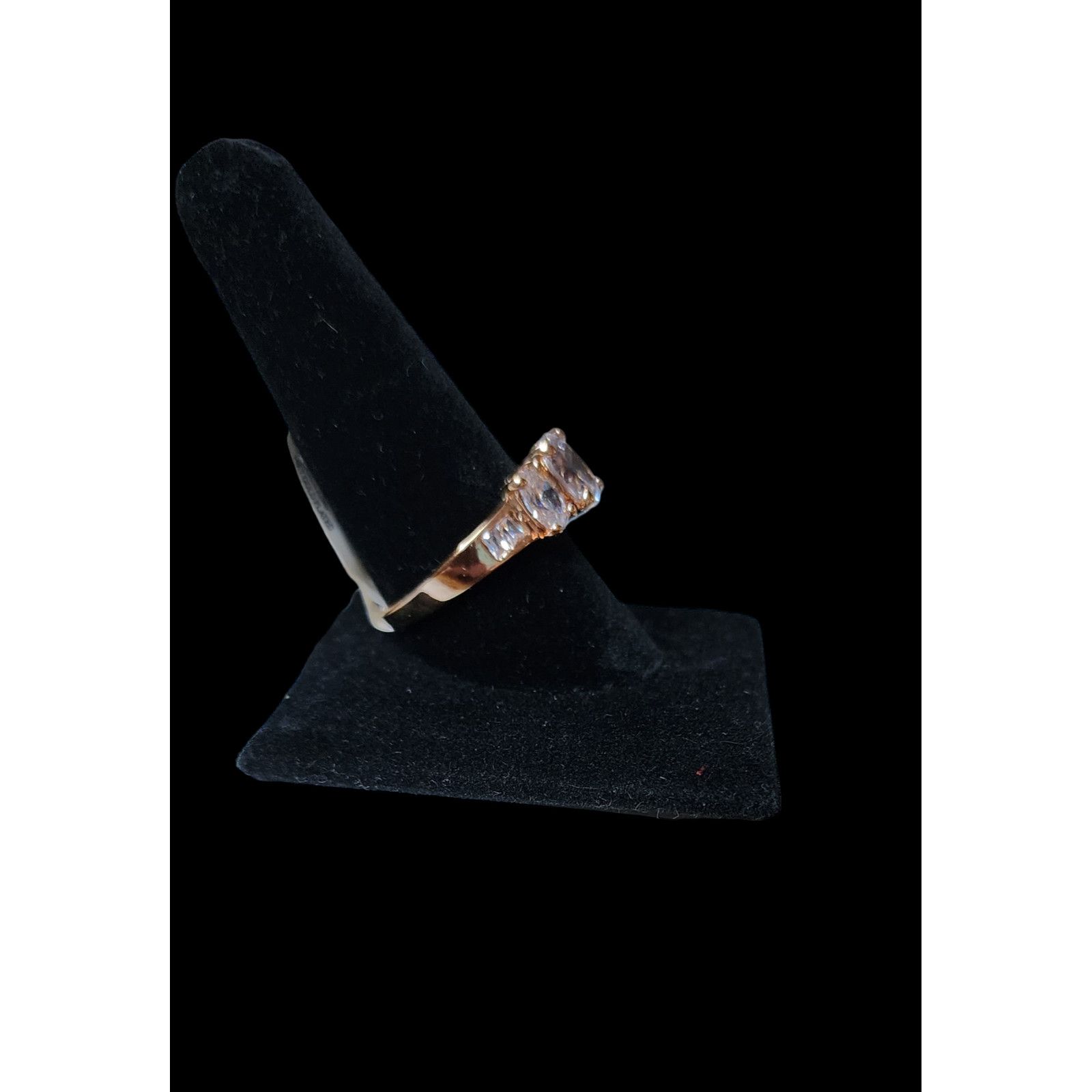 Other NEW KAS Oval Baguette CZ Size 8.5 Ring 14k Gold Plated Size ONE SIZE - 5 Thumbnail