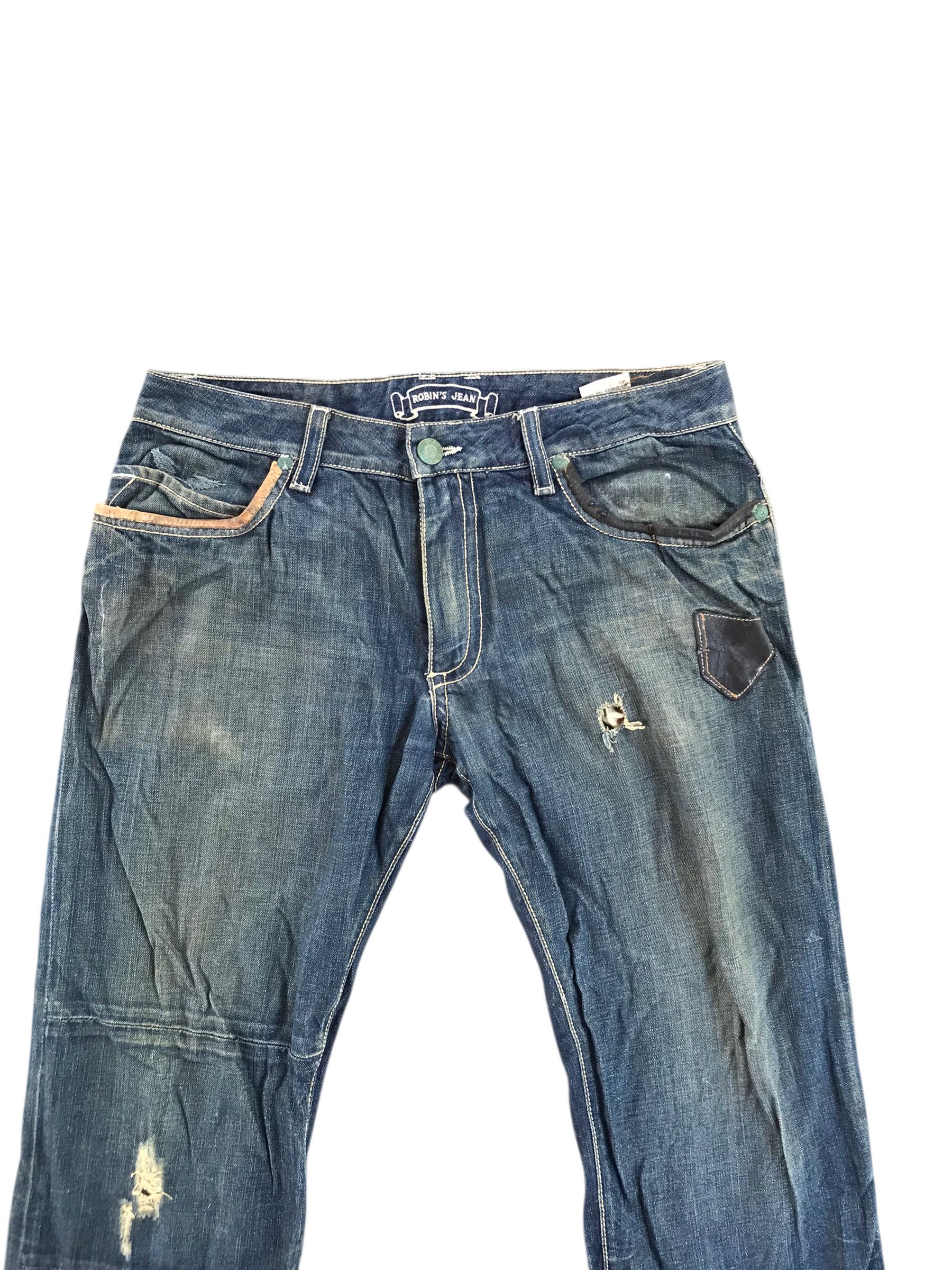 Robins Jeans Rare Robin’s Jean biker denim-34 size -made in usa Size US 36 / EU 52 - 9 Thumbnail