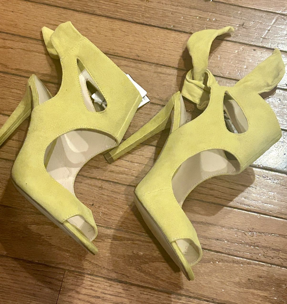 Zara Zara tie back leather sandals Size US 10 / IT 40 - 4 Thumbnail