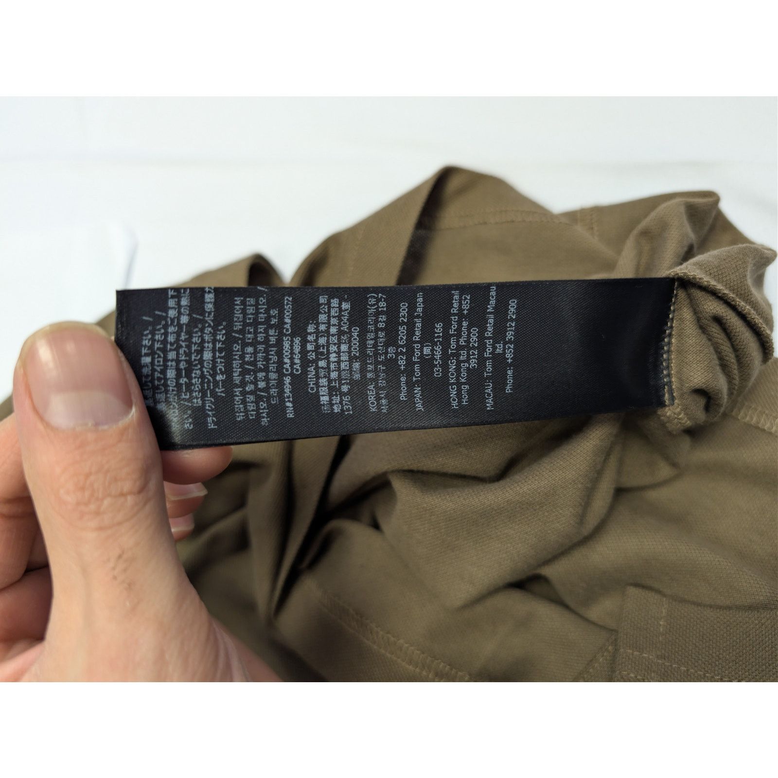 Tom Ford o1rshd1 Cut And Sewn Polo Shirt Knitted Polo Shirt in Cigar Size US M / EU 48-50 / 2 - 20 Thumbnail