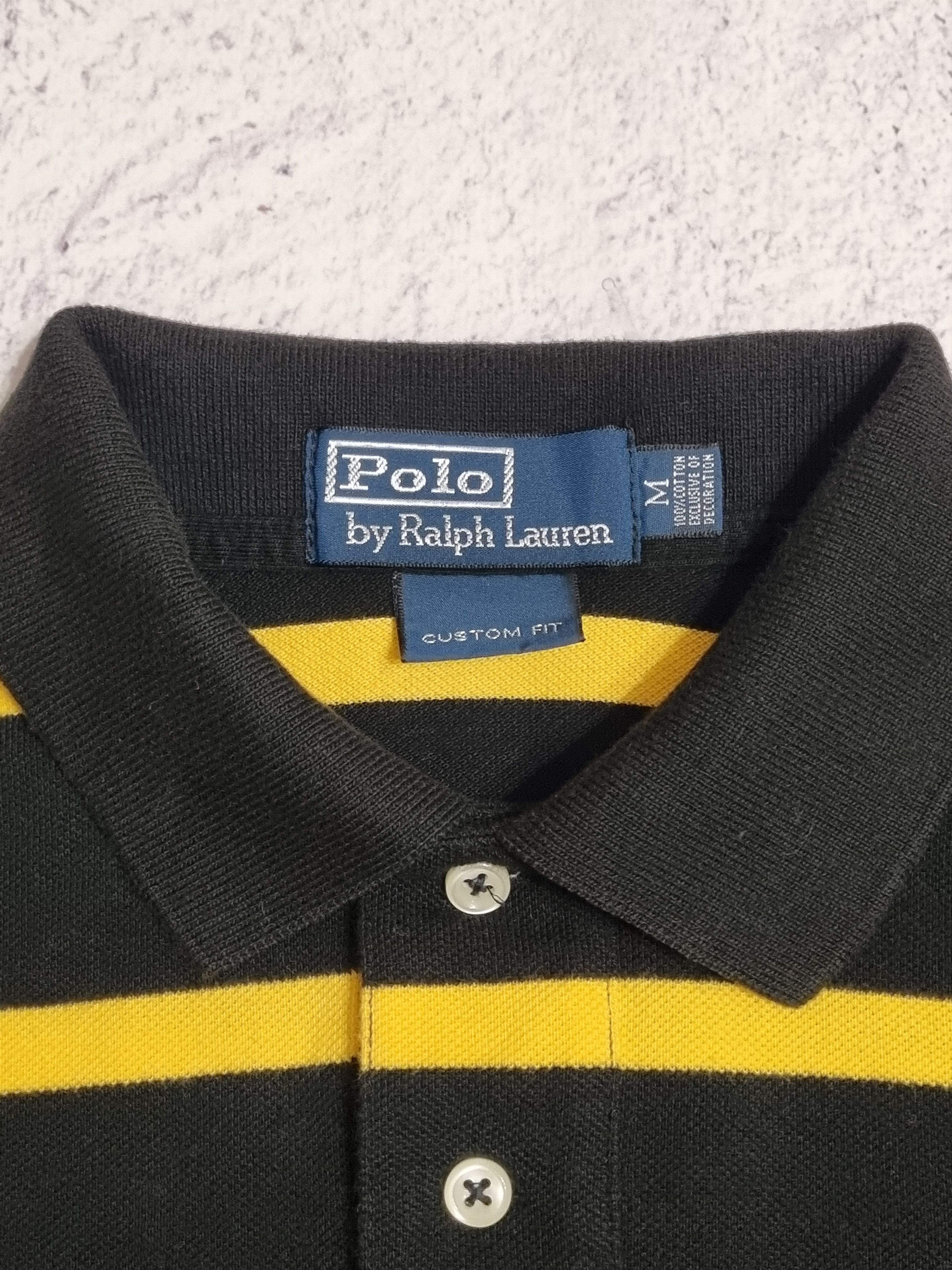 Polo Ralph Lauren × Vintage Vintage Polo Ralph Lauren Striped Polo T-Shirt Size US M / EU 48-50 / 2 - 4 Thumbnail