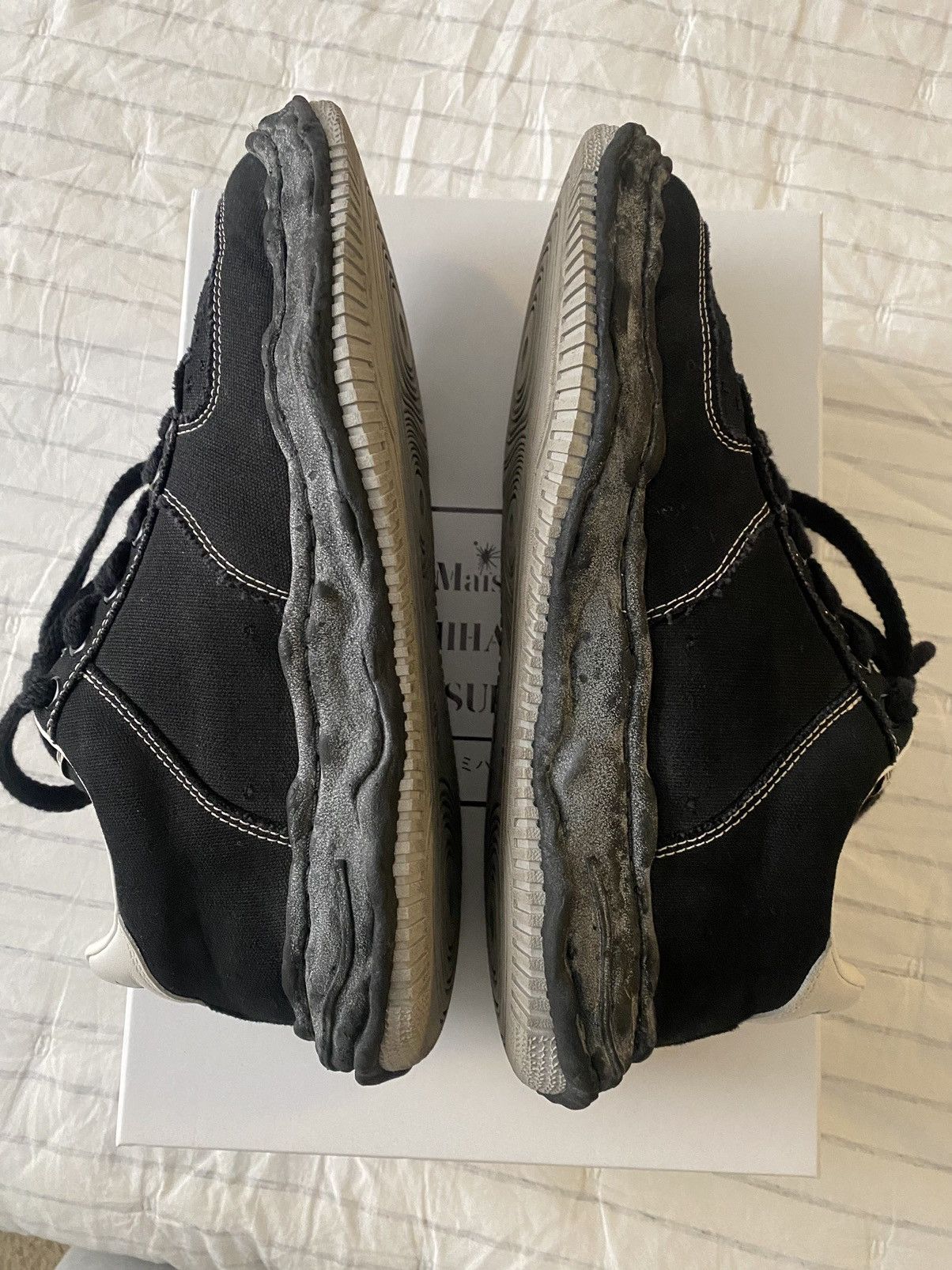 Maison MIHARA YASUHIRO MMY Wayne OG Sole Over-Dyed Canvas Low Top Sneaker Sz46 Size US 13 / EU 46 - 10 Thumbnail