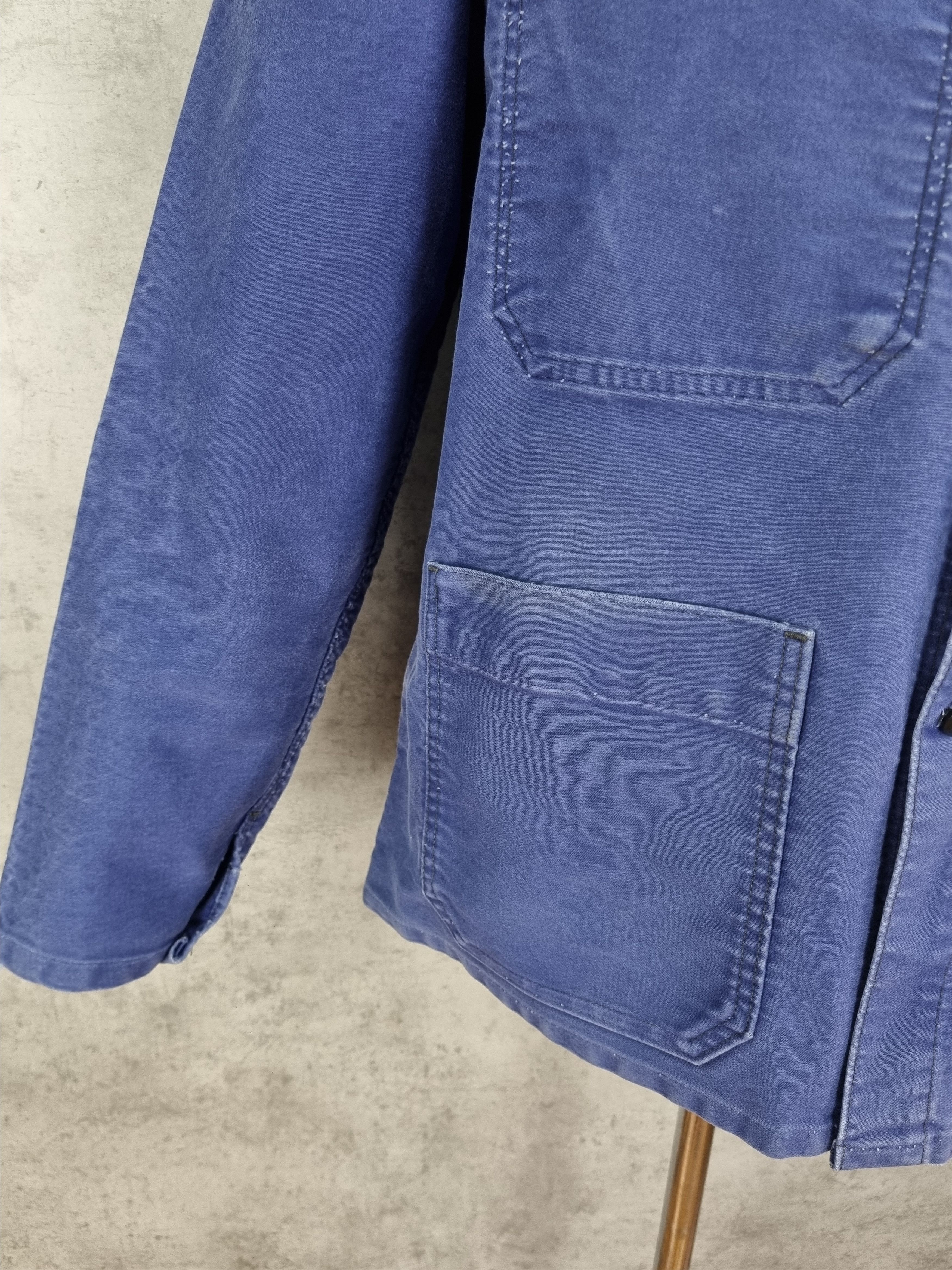 Le Laboureur Vintage French Chore Worker Relaxed Fit Faded Light Jacket Size US XL / EU 56 / 4 - 17 Thumbnail