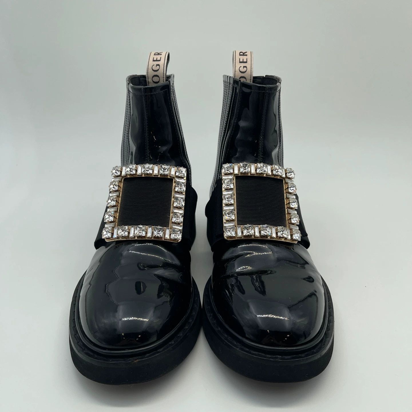 Roger Vivier Roger Vivier rv crystal buckle boots 37 Size US 6.5 / IT 36.5 - 6 Thumbnail