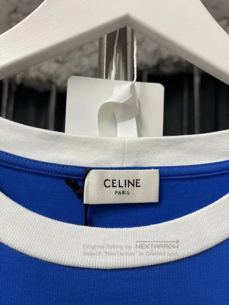 Celine Celine Logo Short Sleeve T. Size US S / EU 44-46 / 1 - 6 Thumbnail