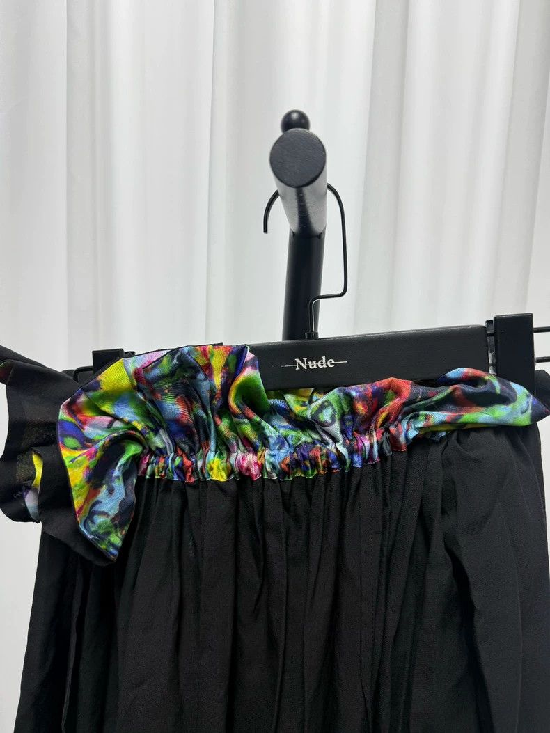 Yohji Yamamoto yohji yamamoto size 1 Silk colored tulle apron skirt Size 26" / US 2 / IT 38 - 2 Thumbnail