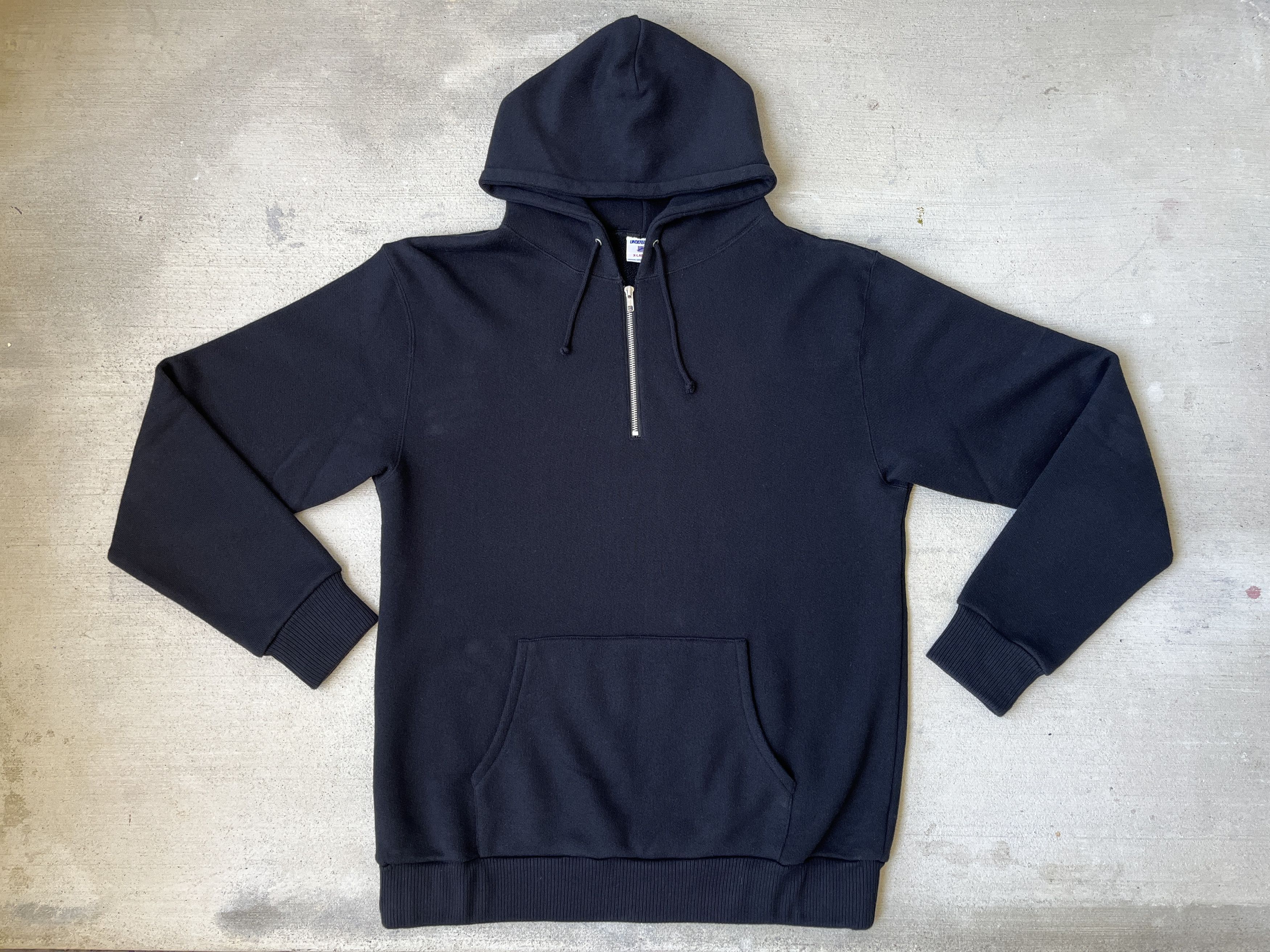 Undefeated Undefeated French Terry Knit Half-Zip Hooded Sweatshirt Size US XL / EU 56 / 4 - 1 Thumbnail