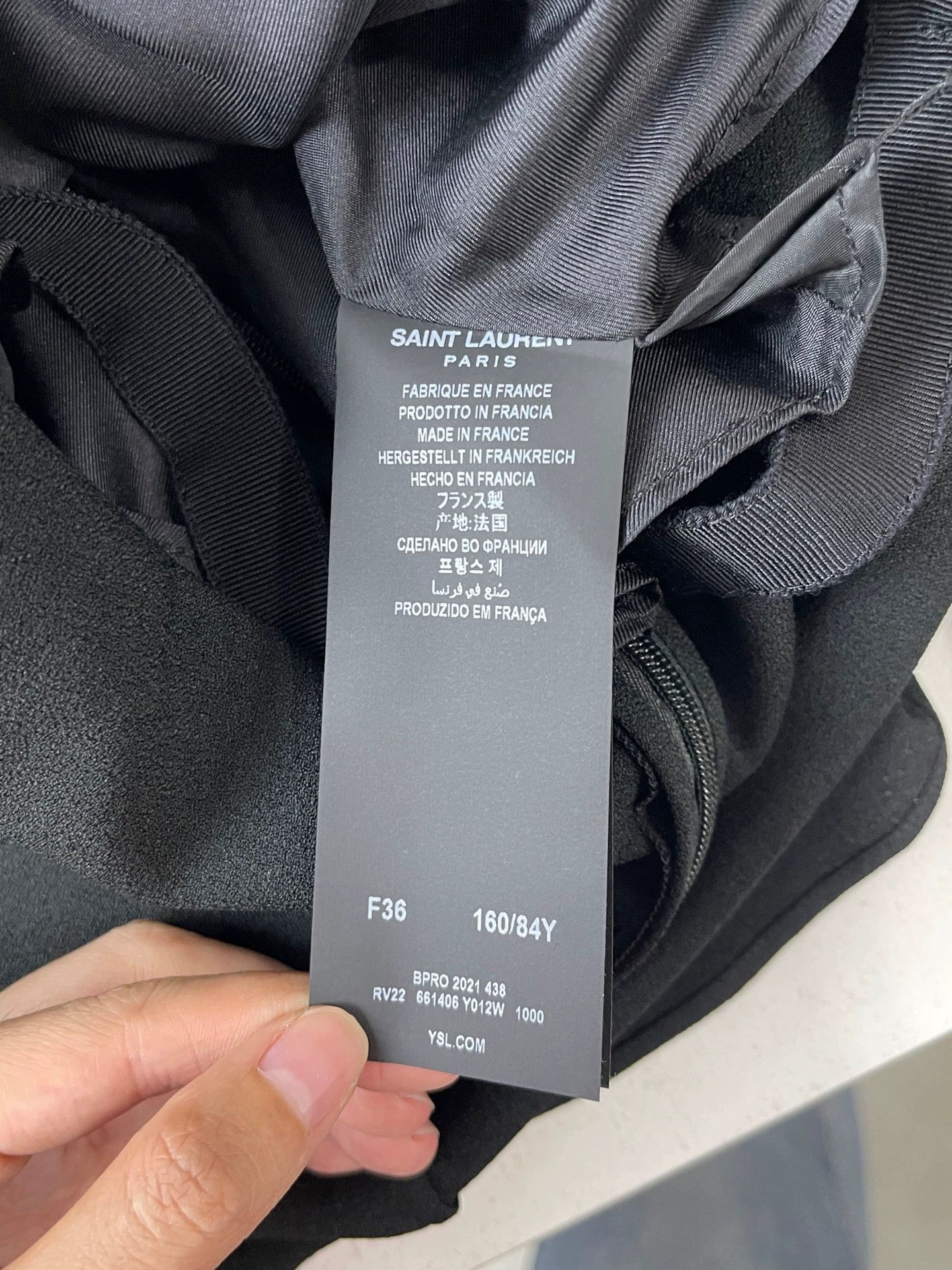Saint Laurent Paris Saint Laurent SLP new dress women's size 36 Size XS / US 0-2 / IT 36-38 - 8 Thumbnail