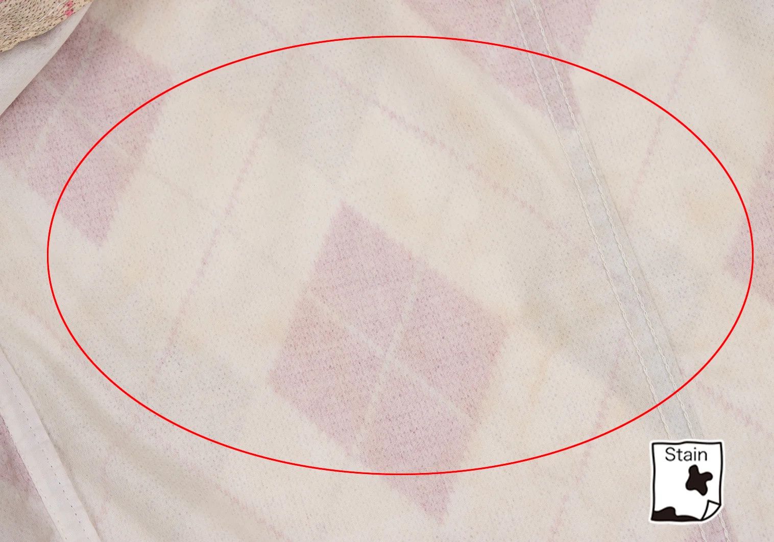 Comme des Garcons Homme Plus Cotton Argyle Knit Transfer Print Jacket Beige Pink S Size US S / EU 44-46 / 1 - 15 Thumbnail