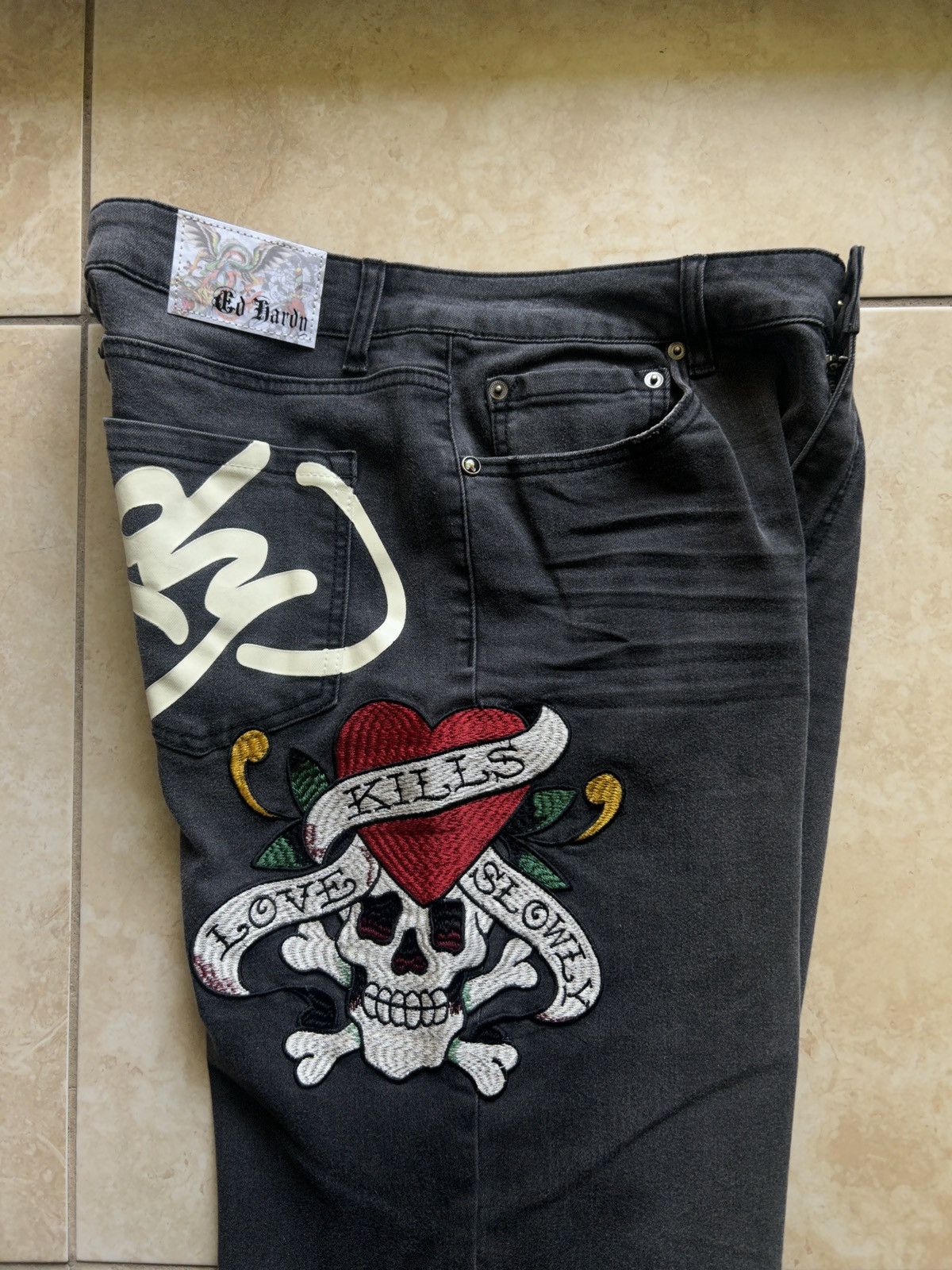 Ed Hardy skull ed hardy jeans Size US 32 / EU 48 - 3 Thumbnail