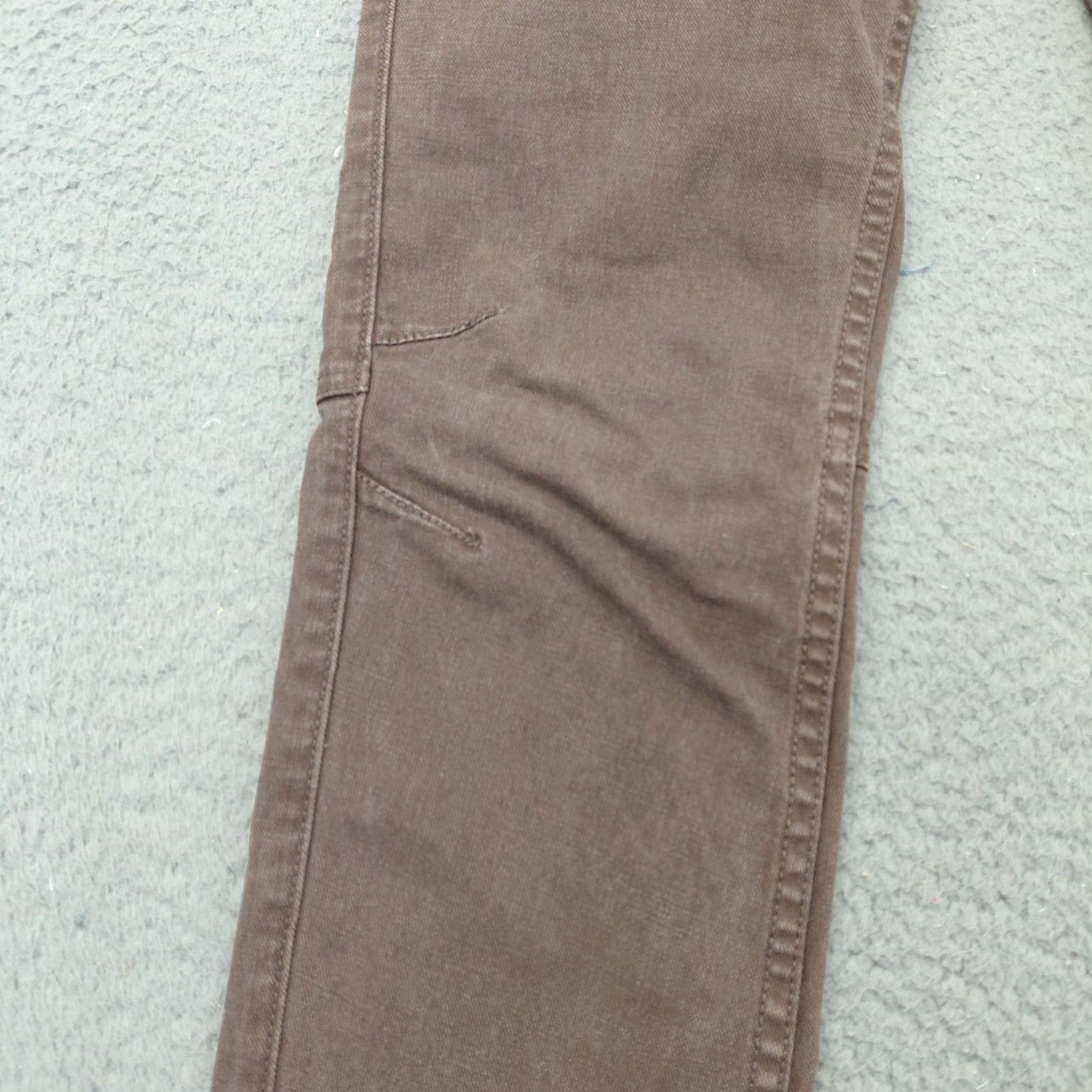Express Express Jeans Women’s Size 6 Brown Denim Editor Design Studio Straight Stretch Jeans Size 28" / US 6 / IT 42 - 6 Thumbnail