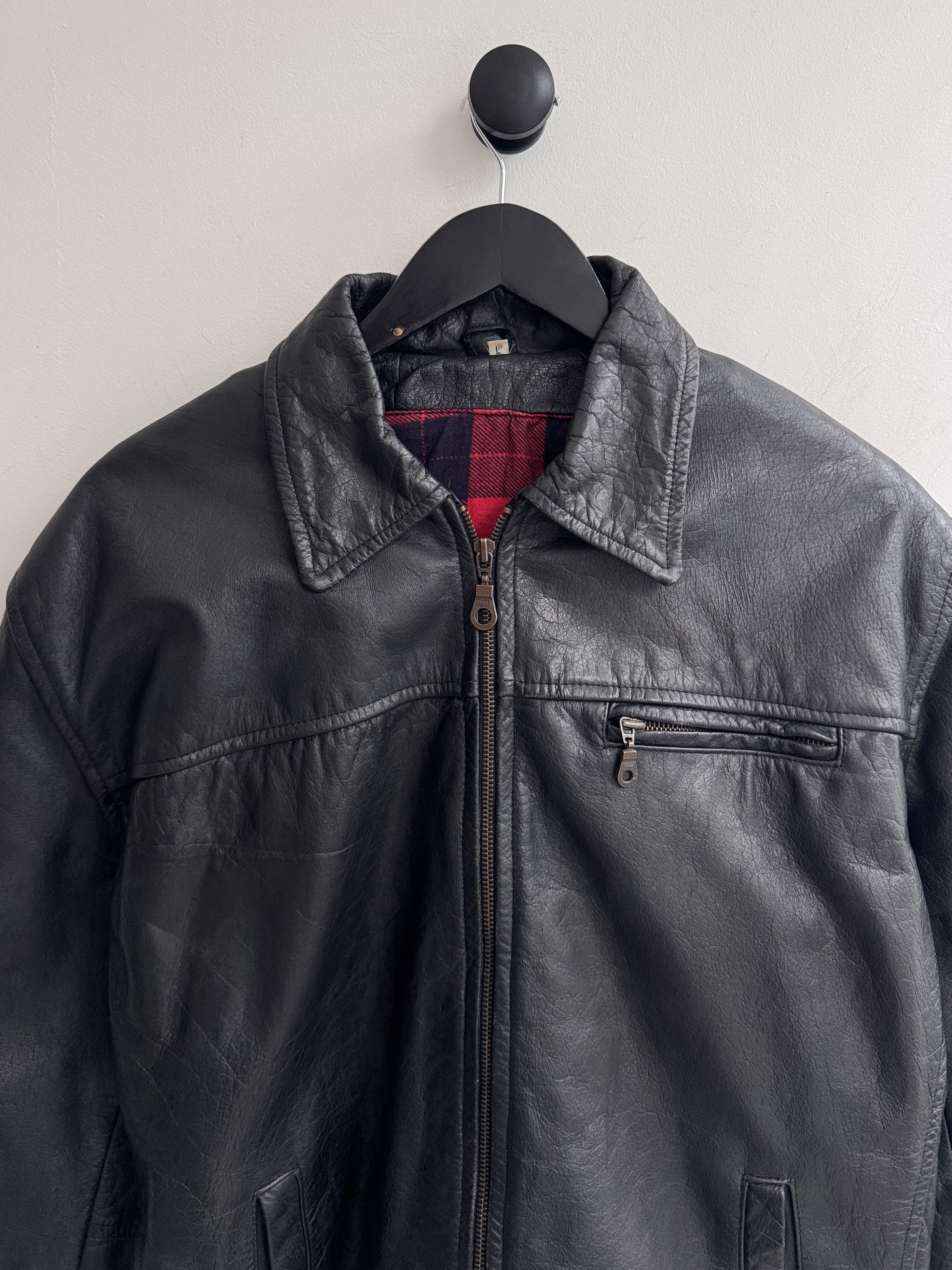 Genuine Leather Vintage Leathermaster Real Leather Jacket Size US L / EU 52-54 / 3 - 4 Thumbnail