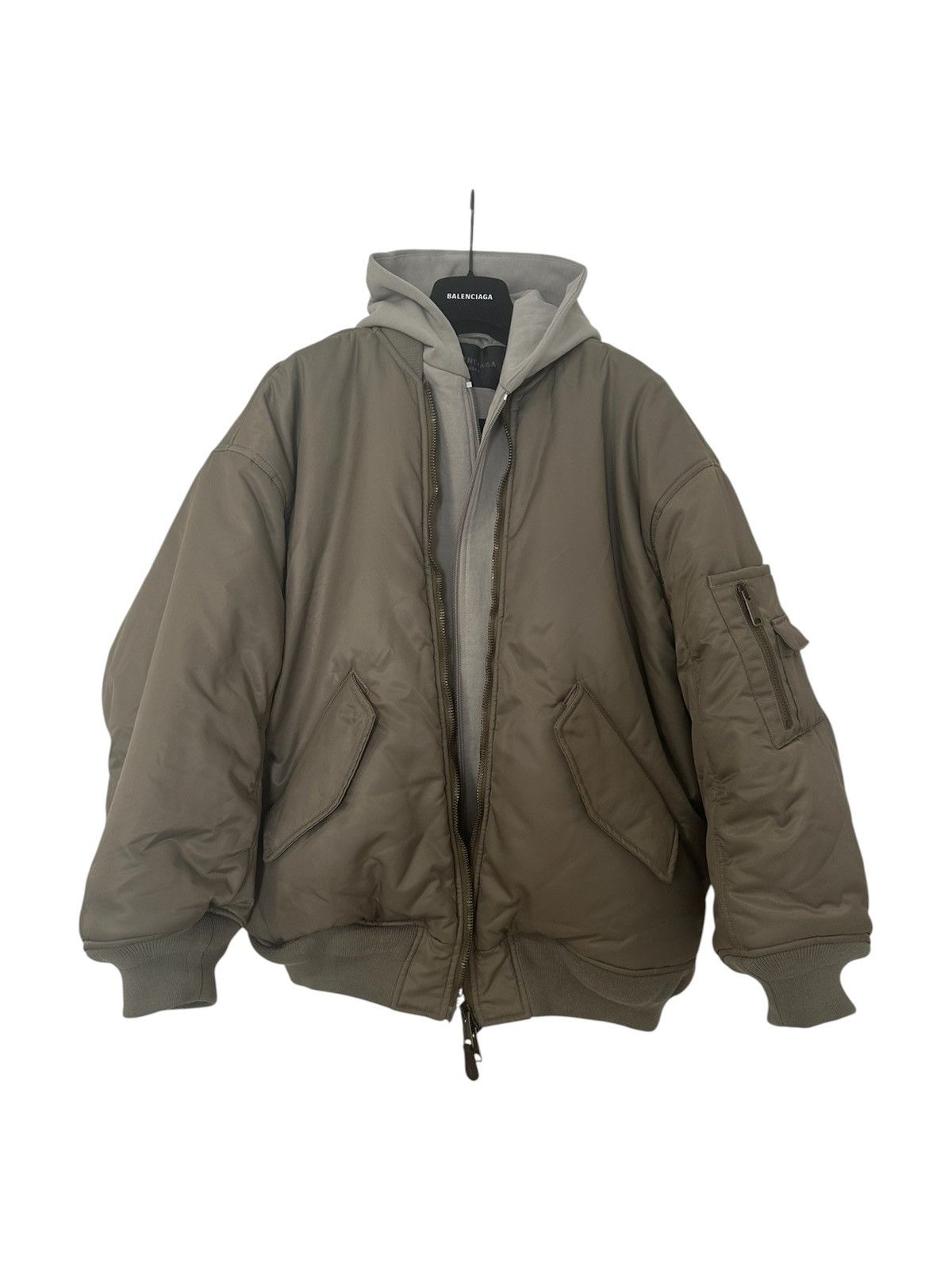 Balenciaga Balenciaga S23 „All In“ Bomber beige Size US XS / EU 42 / 0 - 1 Thumbnail
