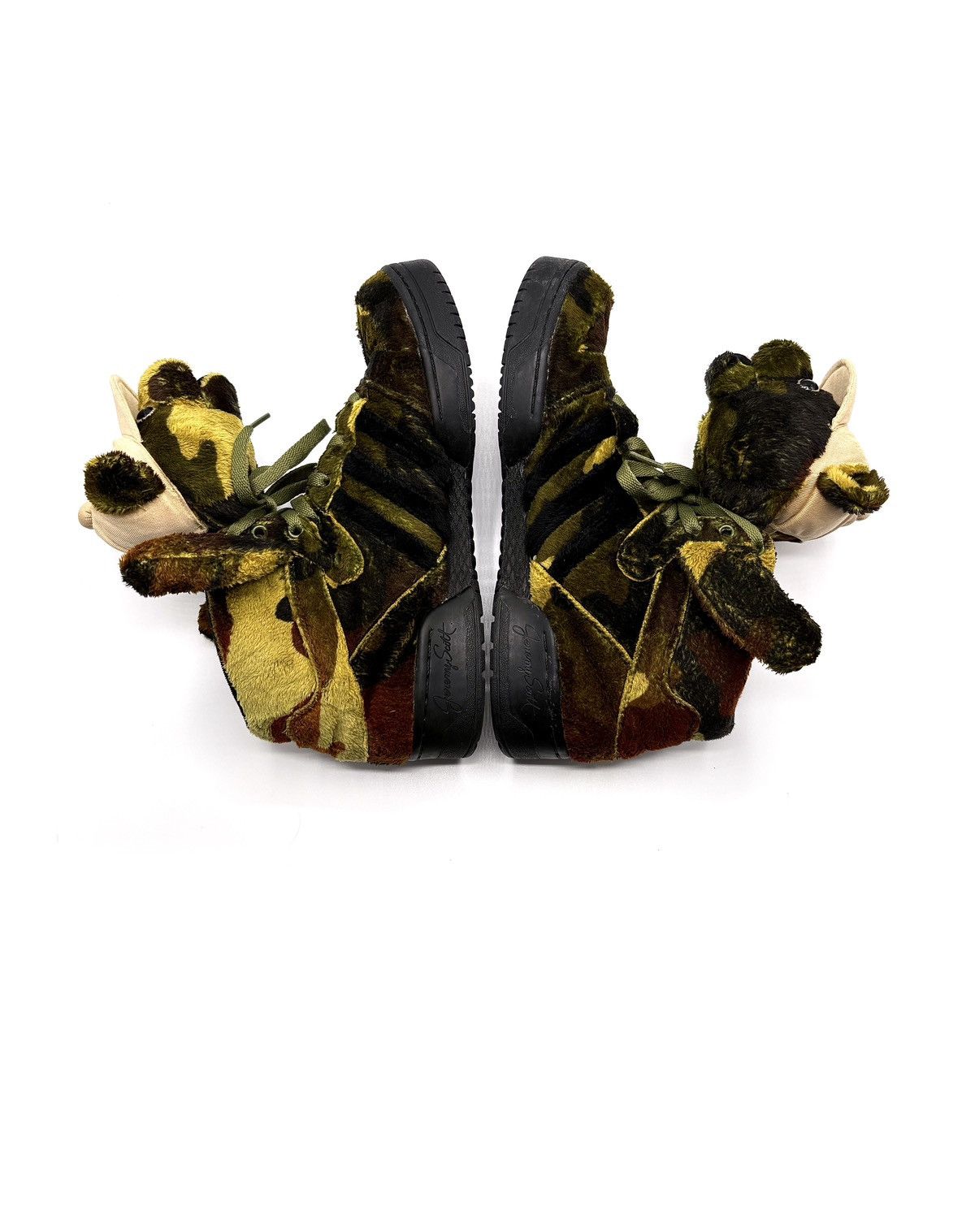 Adidas × Jeremy Scott Jeremy Scott Adidas Camo Bear Sneakers Size US 10 / EU 43 - 4 Thumbnail