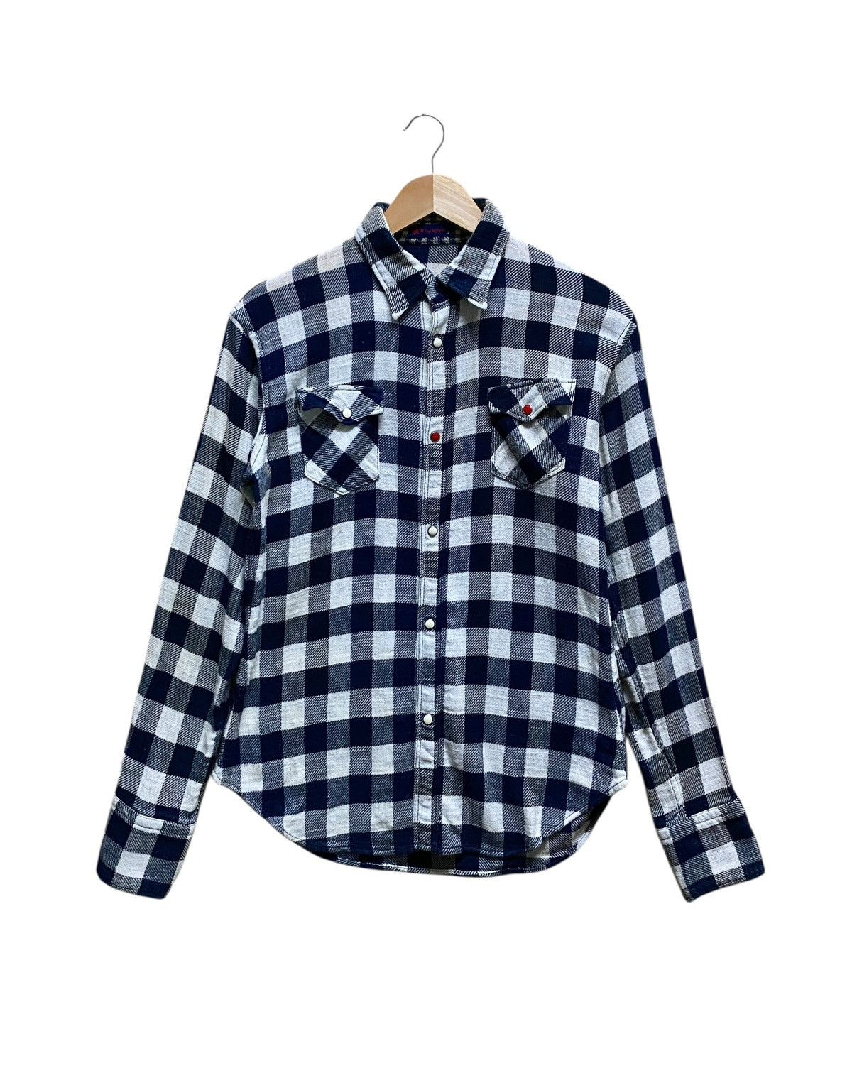45rpm Vintage Japanese Brand 45rpm Wool Shirt 1990s Size US M / EU 48-50 / 2 - 1 Thumbnail