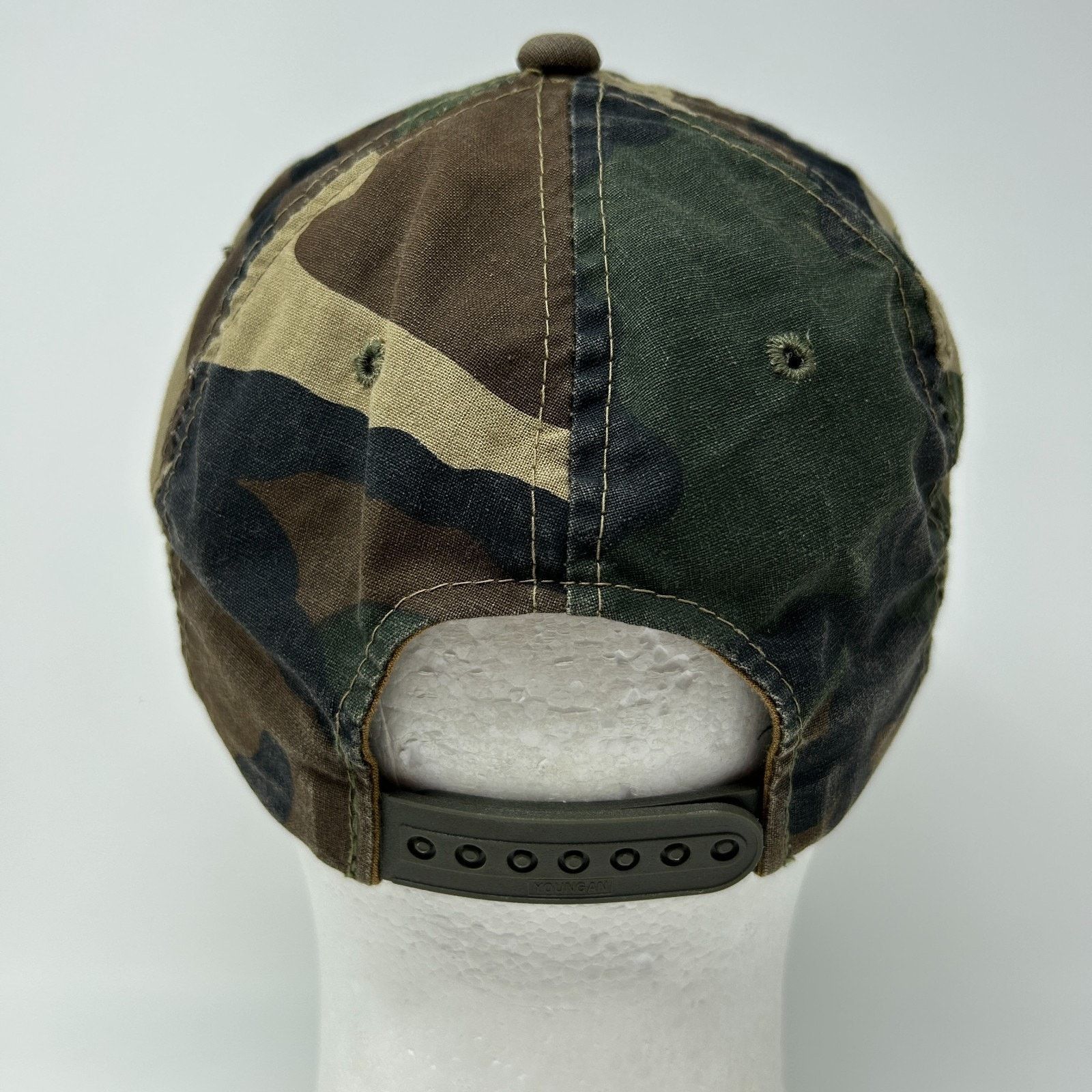 Vintage Vintage 90s Buck Stops Here Hat Baseball Cap Hunting Camo Size ONE SIZE - 3 Thumbnail