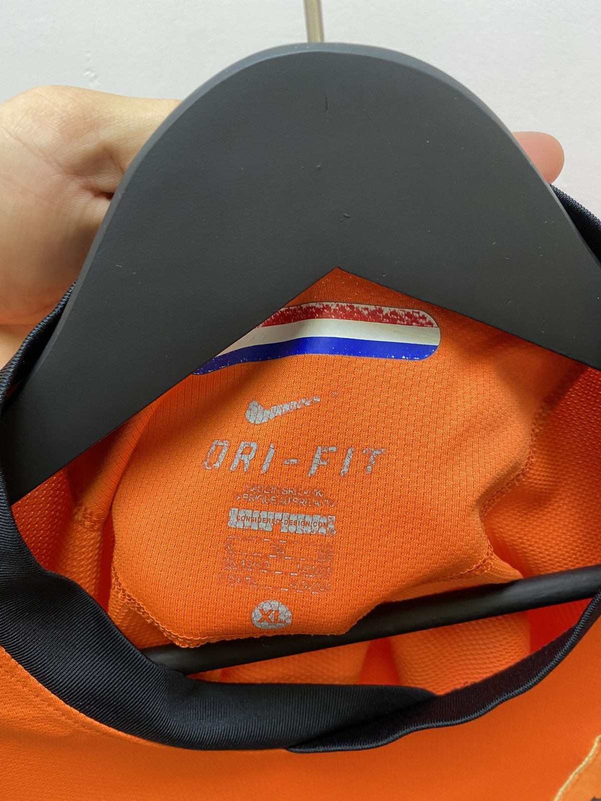 Nike NETHERLANDS TEAM 2010 2012 HOME FOOTBALL SHIRT SOCCER JERSEY Size US XL / EU 56 / 4 - 17 Thumbnail