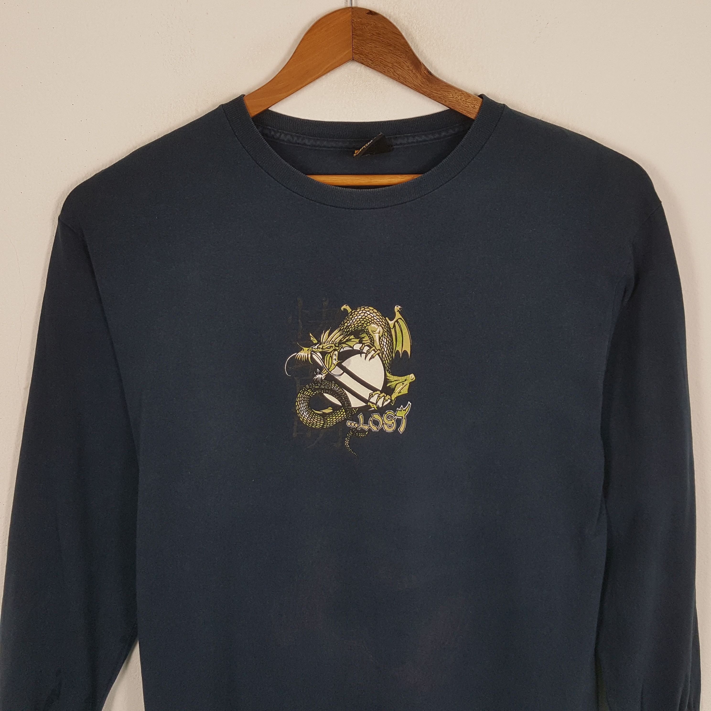 Lost Enterprises × Vintage Vintage LOST American Skateboard Style Brand T-Shirts Size US L / EU 52-54 / 3 - 2 Thumbnail