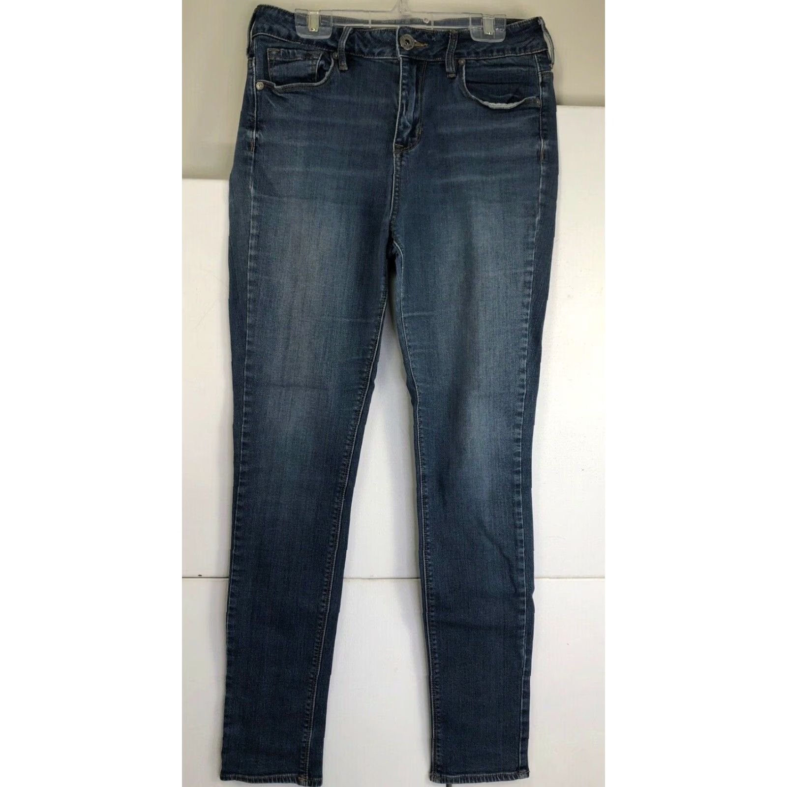 Vintage BULLHEAD Denim Co. Womens 9 HIGH RISE SKINNIEST Blue STRETCH Jeans Denim See Photos Stretch Womens 9 Blue High Rise Jeans Size 30" / US 8 / IT 44 - 3 Thumbnail
