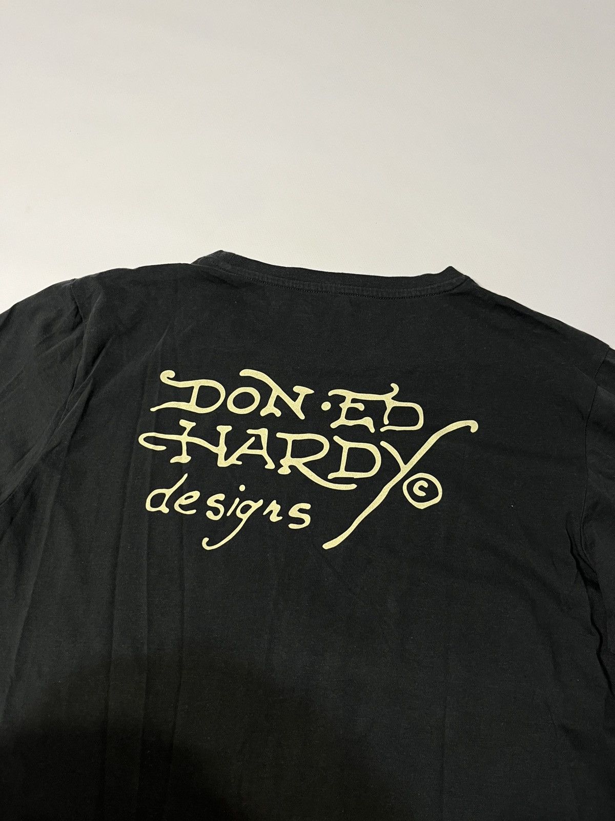 Christian Audigier × Ed Hardy × Vintage Ed Hardy Vintage Big Logo Tee Size US L / EU 52-54 / 3 - 5 Thumbnail