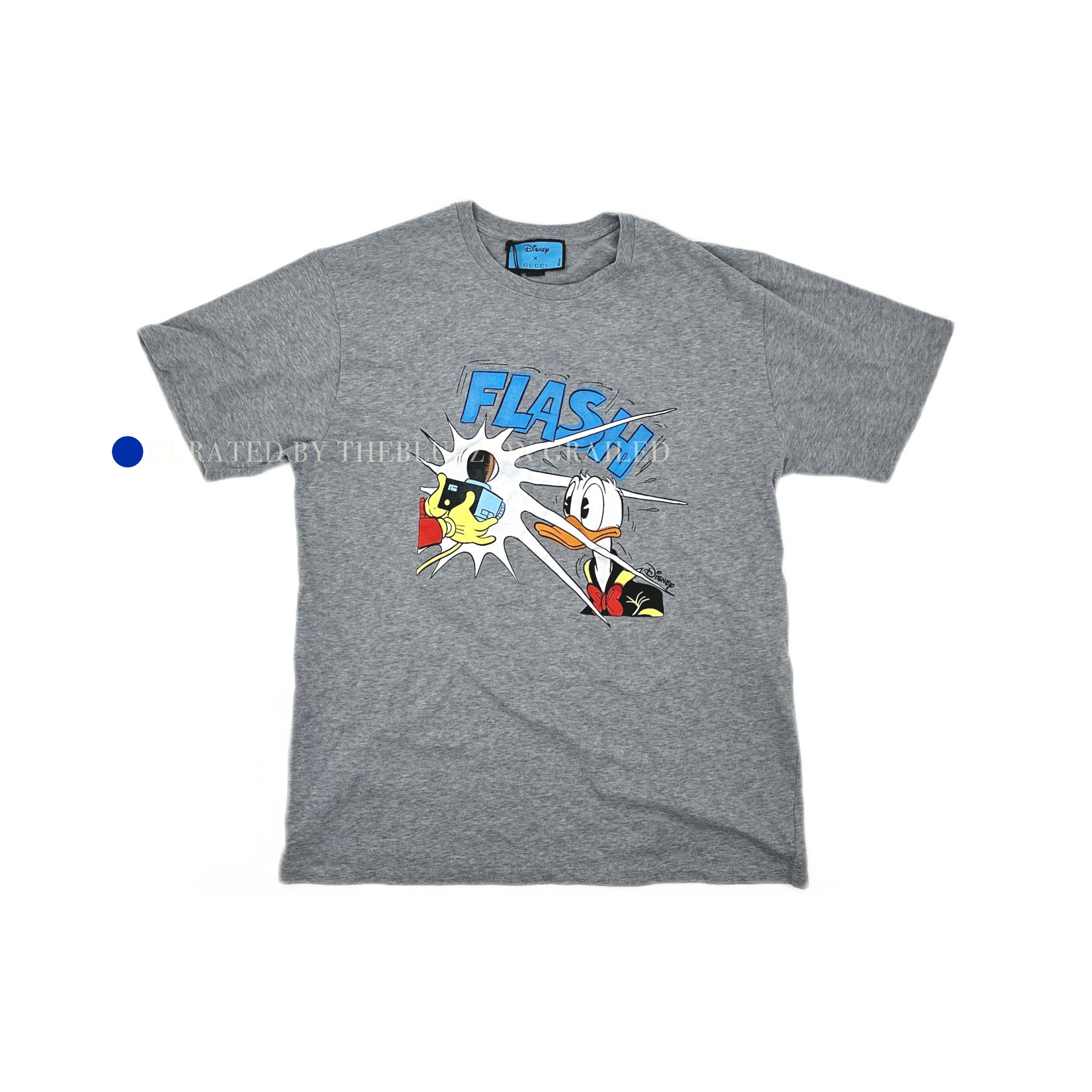 Gucci Disney Donald Duck Graphic Tee in Gray Size US XXL / EU 58 / 5 - 1 Thumbnail