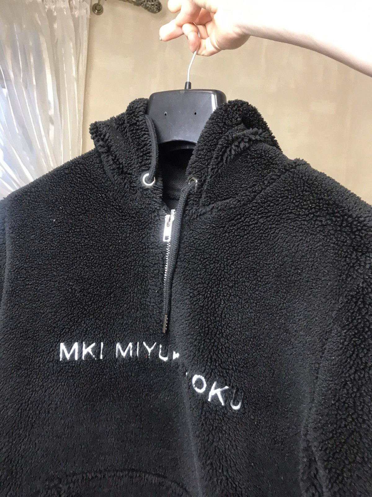 Mki Miyuki Zoku 🔥 MKI MIYUKI ZOKU Sherpa Fleece Hoodie Jacket London Teddy Size US M / EU 48-50 / 2 - 8 Thumbnail