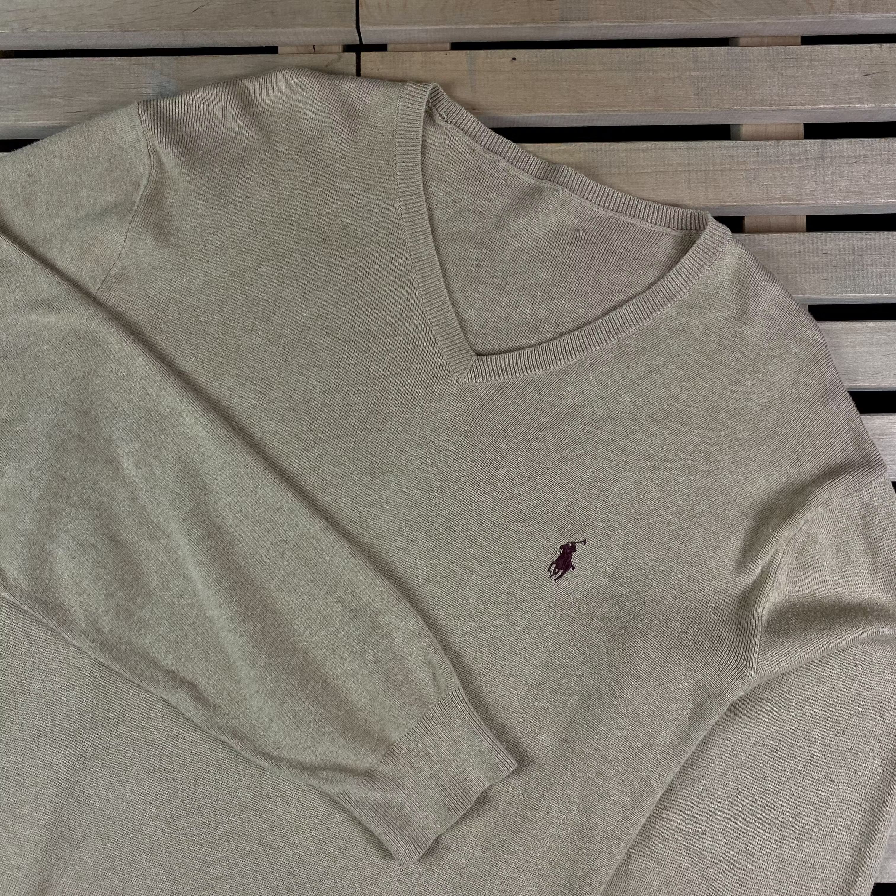 Polo Ralph Lauren × Ralph Lauren × Vintage Mens Sweater V-Neck Polo by Ralph Lauren Vintage Size L Size US L / EU 52-54 / 3 - 2 Thumbnail